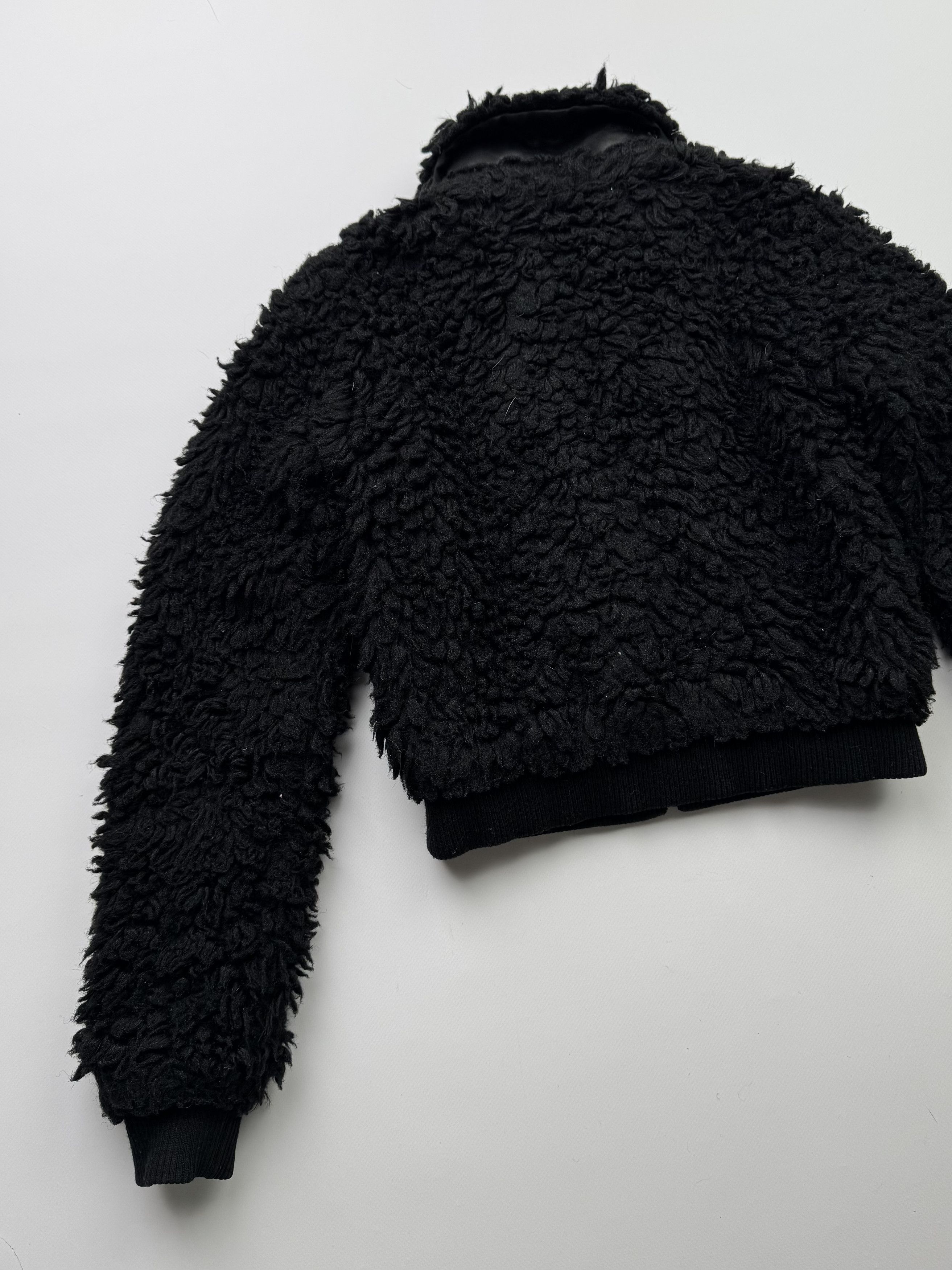 Japanese Brand Vintage Cropped Faux Sheepskin Jacket B444(V37)E2 Size XS / US 0-2 / IT 36-38 - 9 Thumbnail