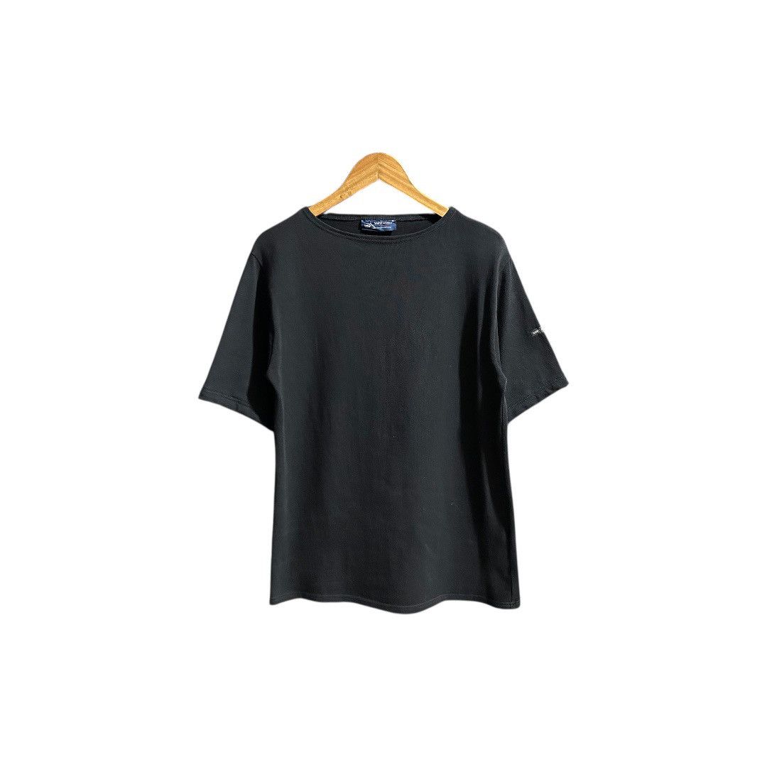 Saint James 🔥Y2K Saint James Solid Black Noir Tee Size US M / EU 48-50 / 2 - 8 Thumbnail