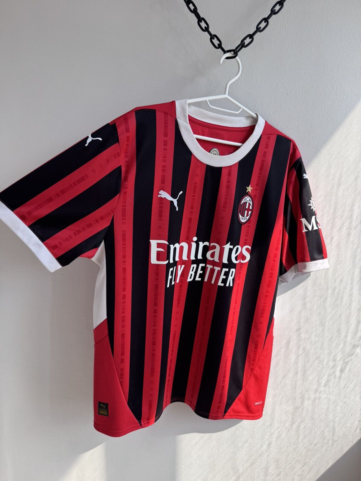 Puma Milan 2024 2025 Home Football Shirt Soccer Jersey Men Puma Size US XL / EU 56 / 4 - 3 Thumbnail