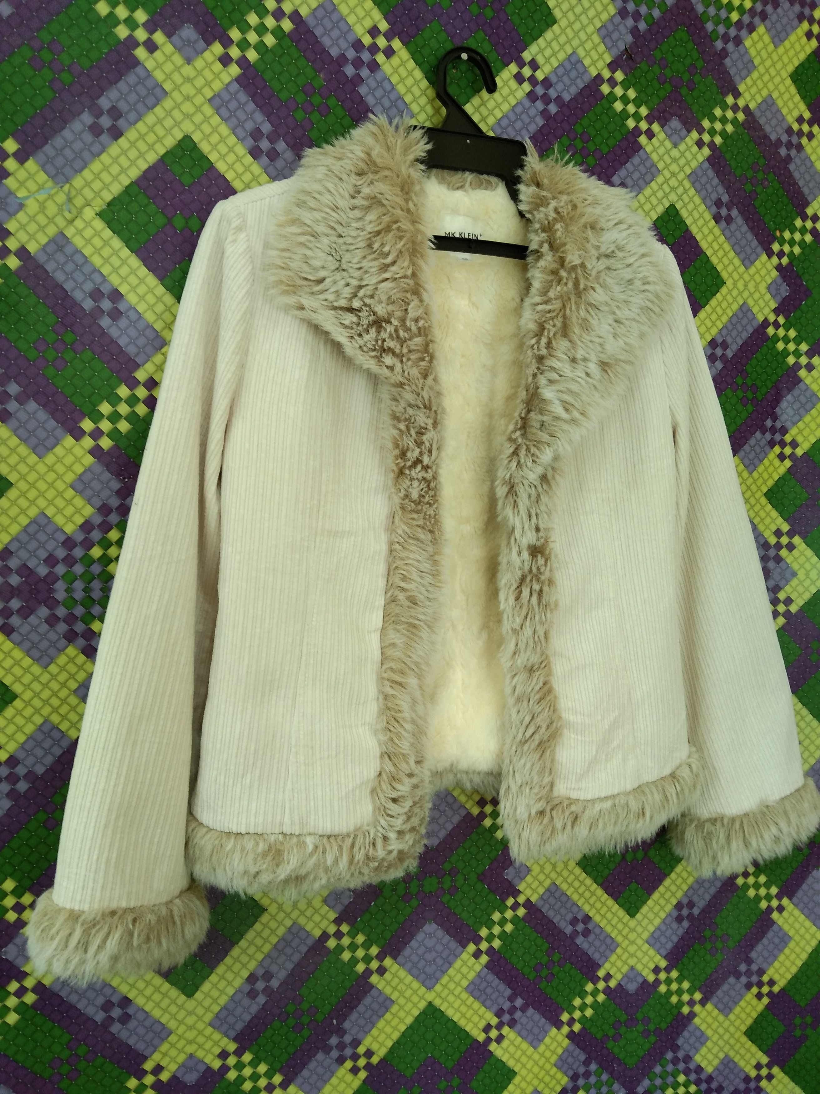 Designer × Michel Klein MK KLIEN MOHAIR BUTTON LESS JACKET Size S / US 4 / IT 40 - 3 Thumbnail