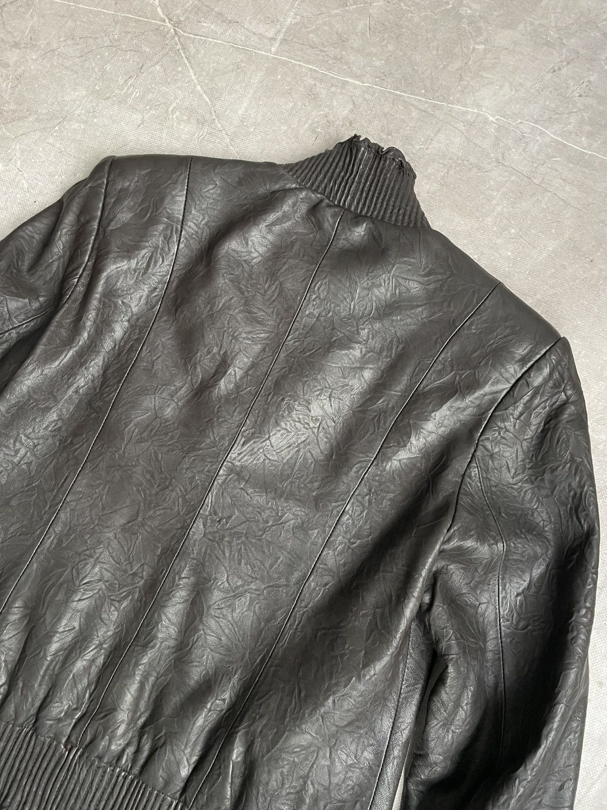 14th Addiction Leather napoleon jacket leather bomber ann demeulemeester Size M / US 6-8 / IT 42-44 - 10 Thumbnail