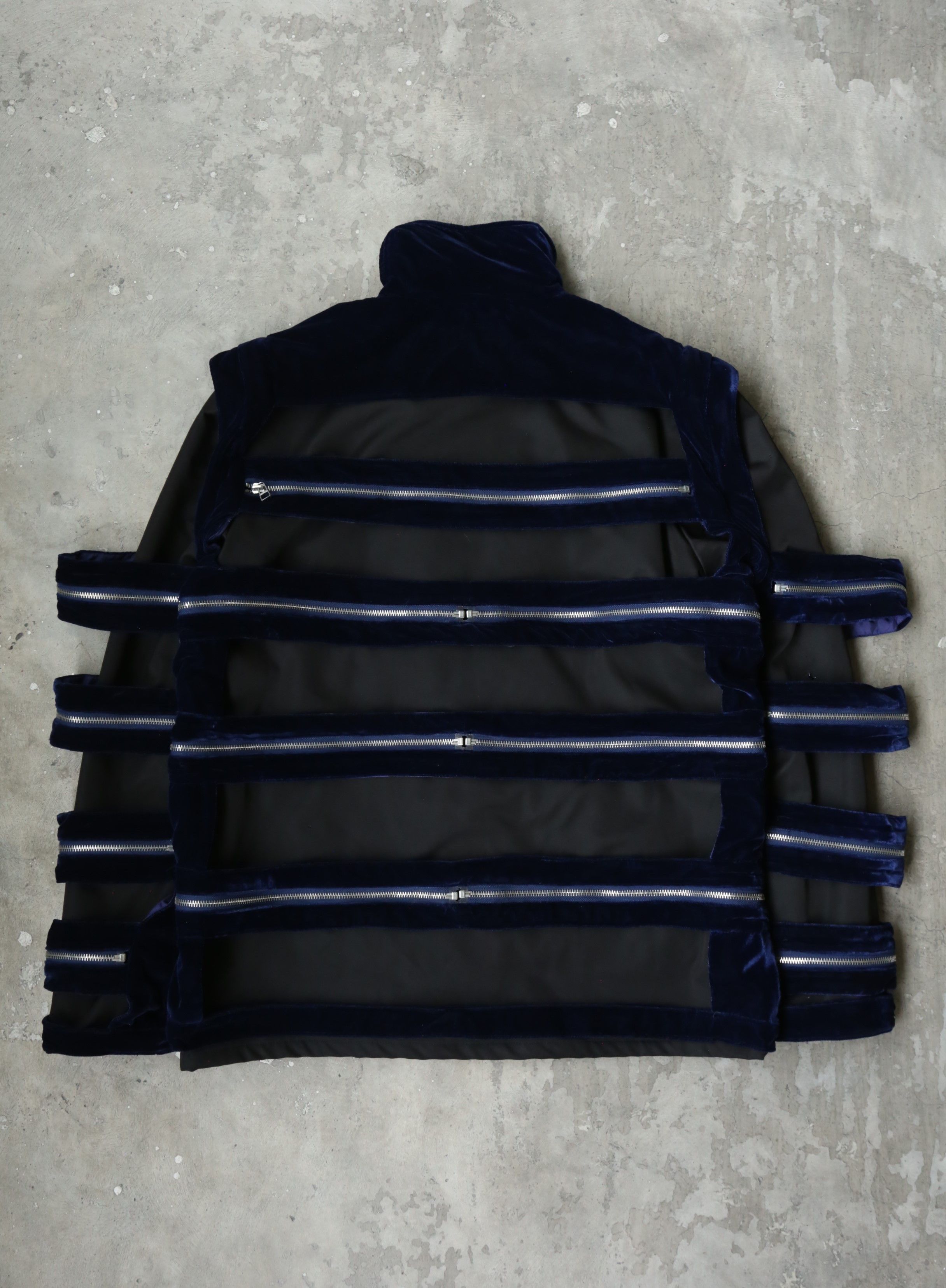Hood By Air Hood By Air - F/W 14 - Velvet Skeleton Cage Jacket Size US M / EU 48-50 / 2 - 3 Thumbnail