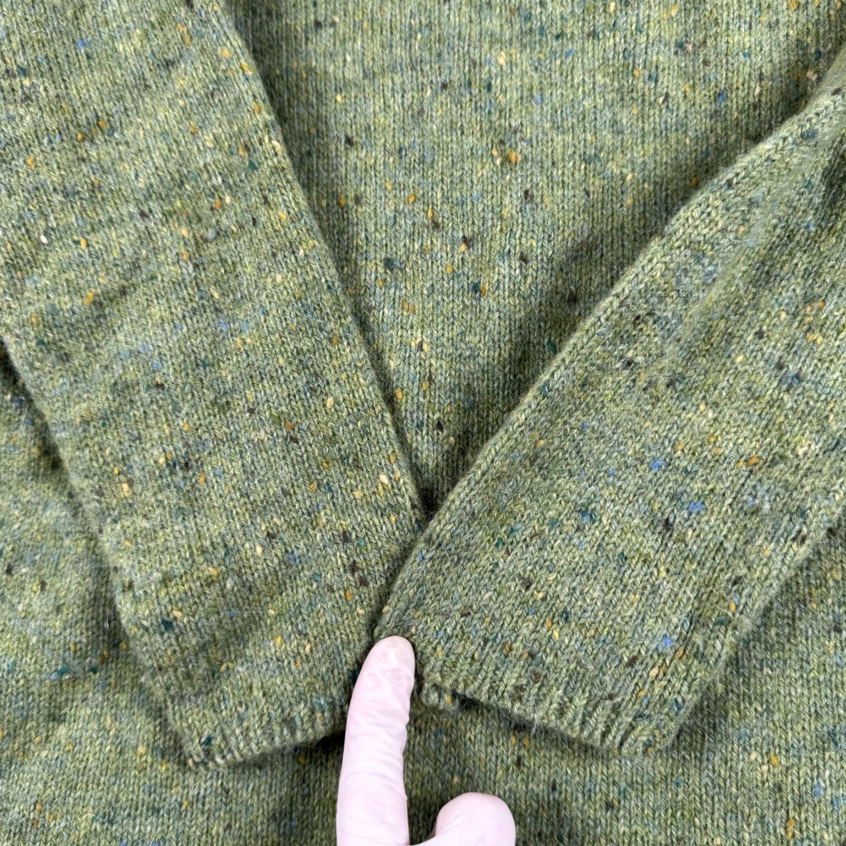 Vintage VINTAGE L.L. Bean Women's Sweater Turtleneck Green Small Pullover Mohair Lambswool Blend Shirt? Size S / US 4 / IT 40 - 4 Thumbnail