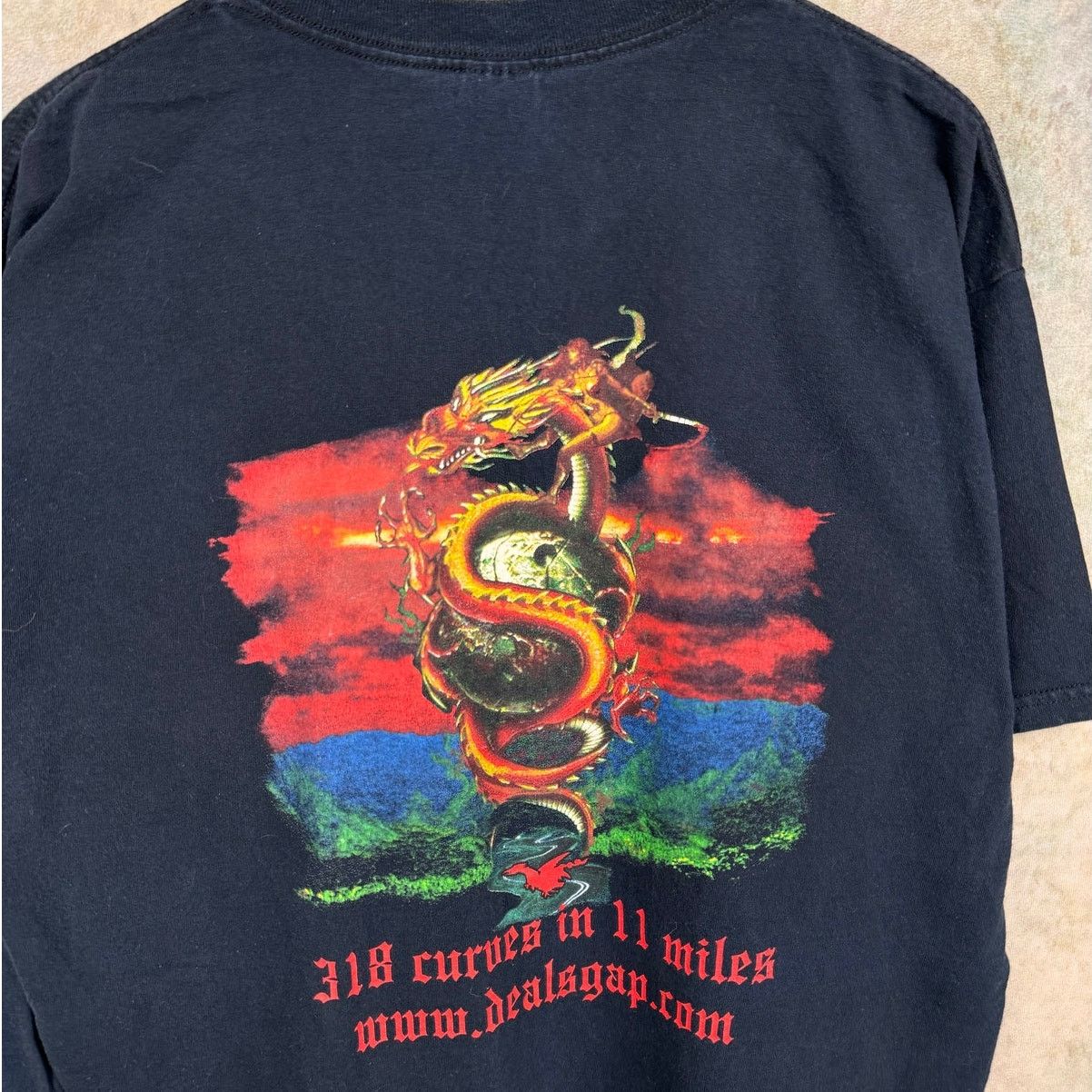 Vintage VTG Y2K Biker Snake Dragon T Shirt Sz XL Black Choppers Size US XL / EU 56 / 4 - 7 Thumbnail