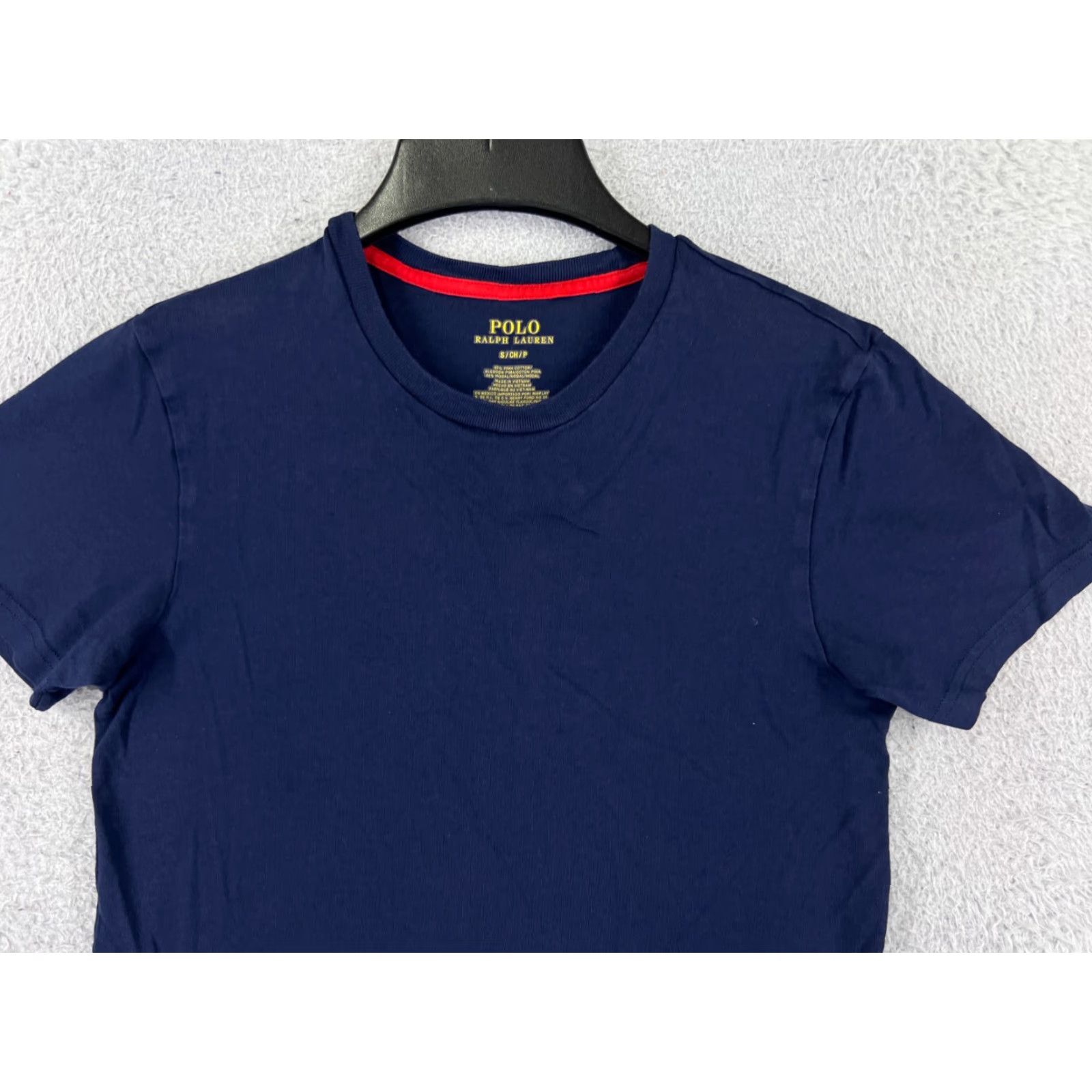 Ralph Lauren Polo Ralph Lauren Shirt Mens Small Blue Cotton Blend Pony Crew Neck Short Sleeve Size US S / EU 44-46 / 1 - 6 Thumbnail