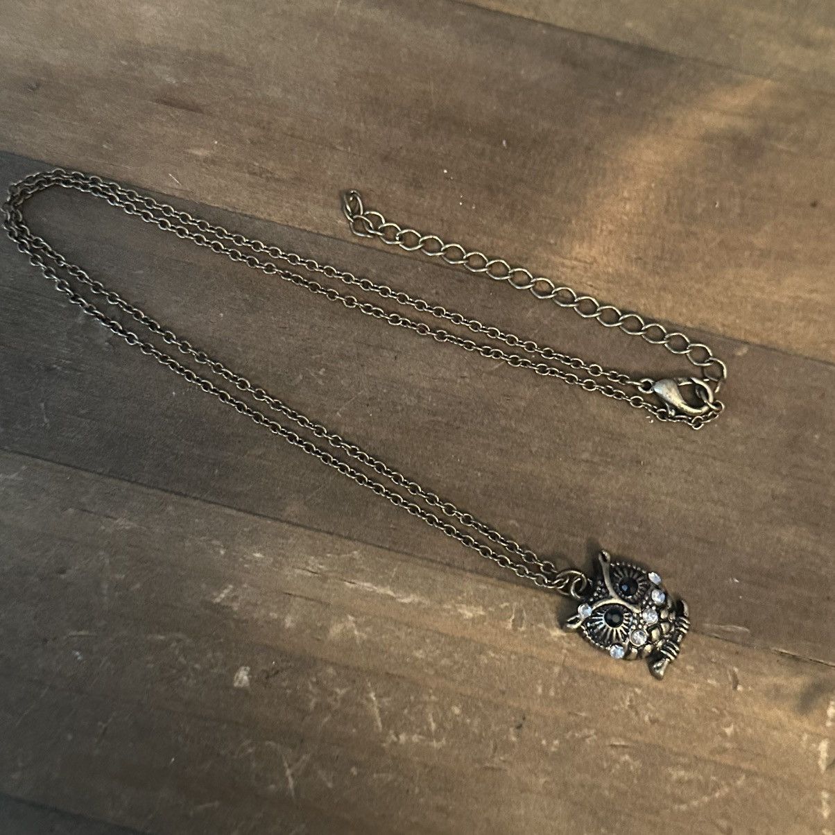 Other Bronze tone owl pendant necklace Size ONE SIZE - 2 Thumbnail