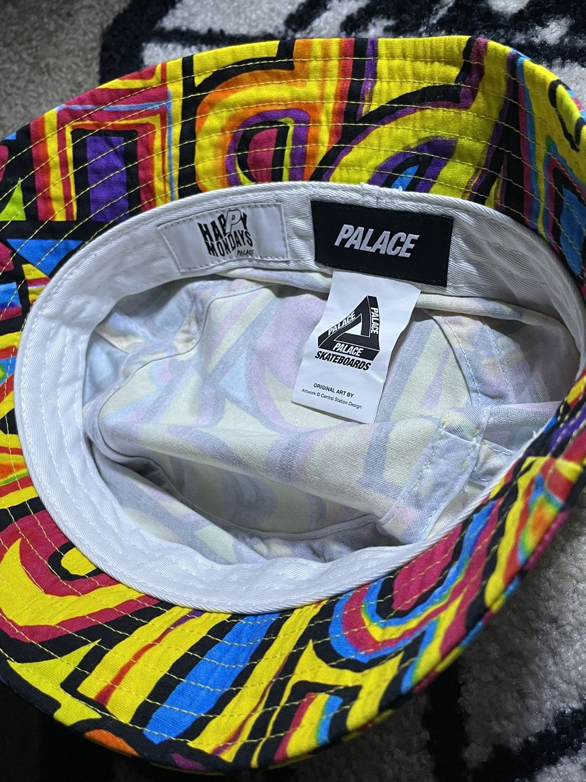 Palace Palace Happy Mondays Bucket Hat Size ONE SIZE - 4 Thumbnail
