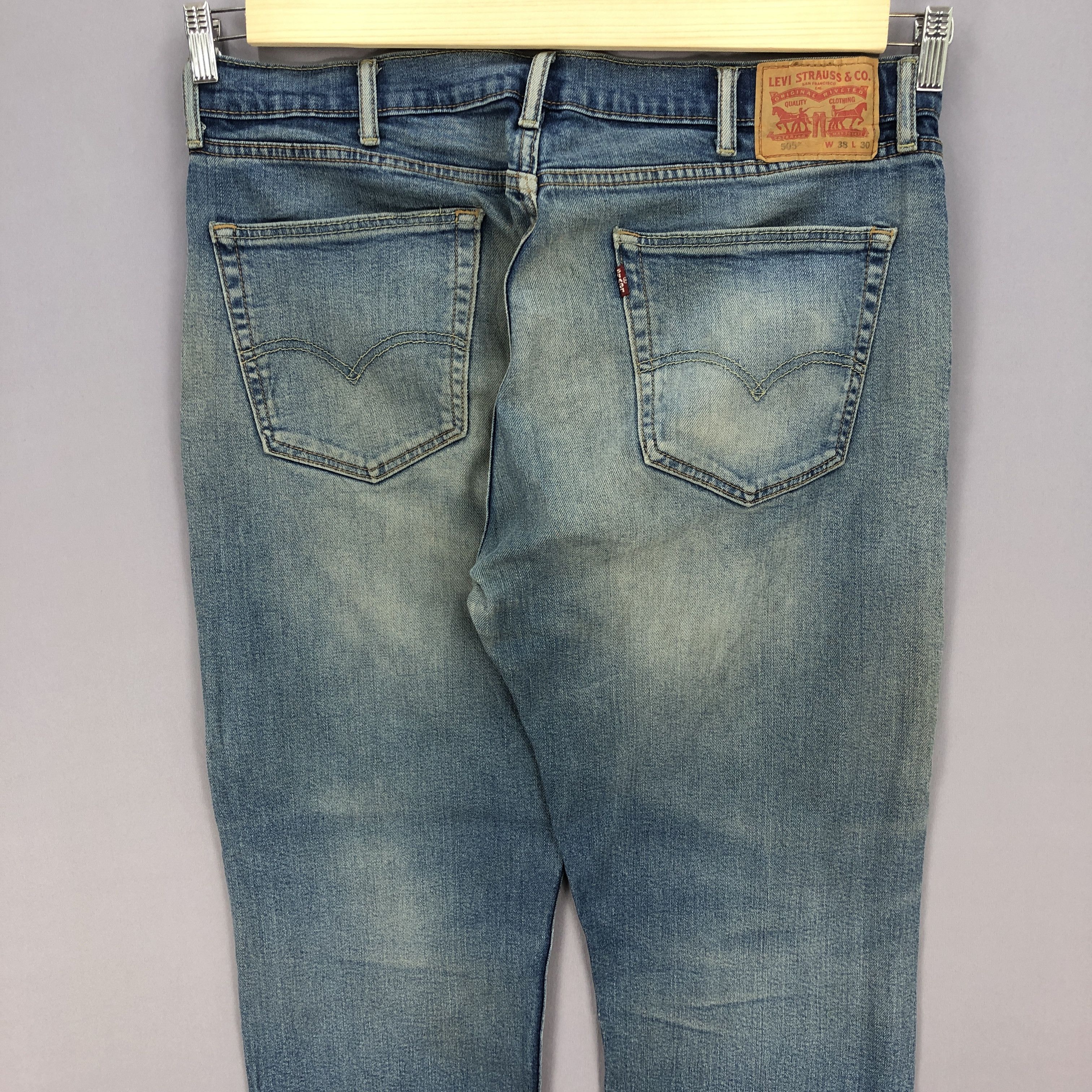Levi's × Vintage Vintage Y2K Levis Distressed Jeans Levi's Faded Mud Denim Size US 38 / EU 54 - 4 Thumbnail