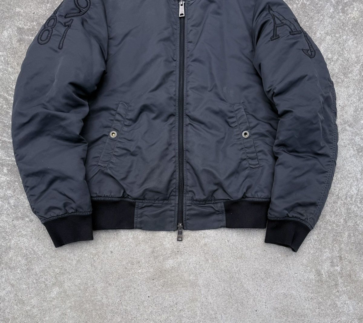 Armani × Vintage Vintage RARE Armani Y2K streetwear avantgarde luxury bomber Size US M / EU 48-50 / 2 - 8 Thumbnail
