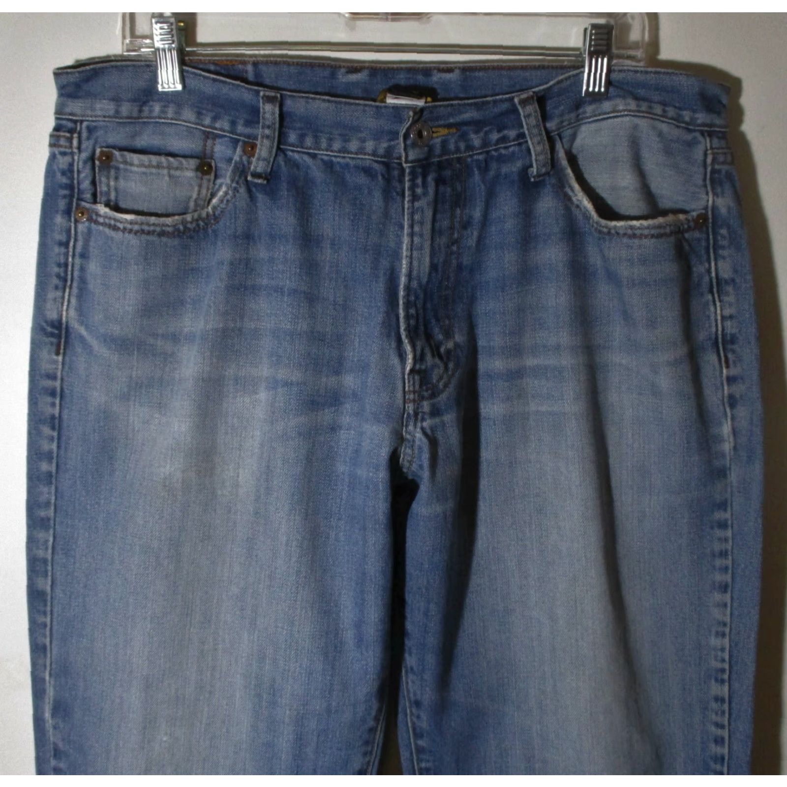 Lucky Brand LUCKY BRAND Jeans Blue 36W 29L Straight Relaxed Denim Men Regular Size 36 29 Medium 5-Pocket Vintage No Shirt? Wait no. Size US 29 - 2 Thumbnail