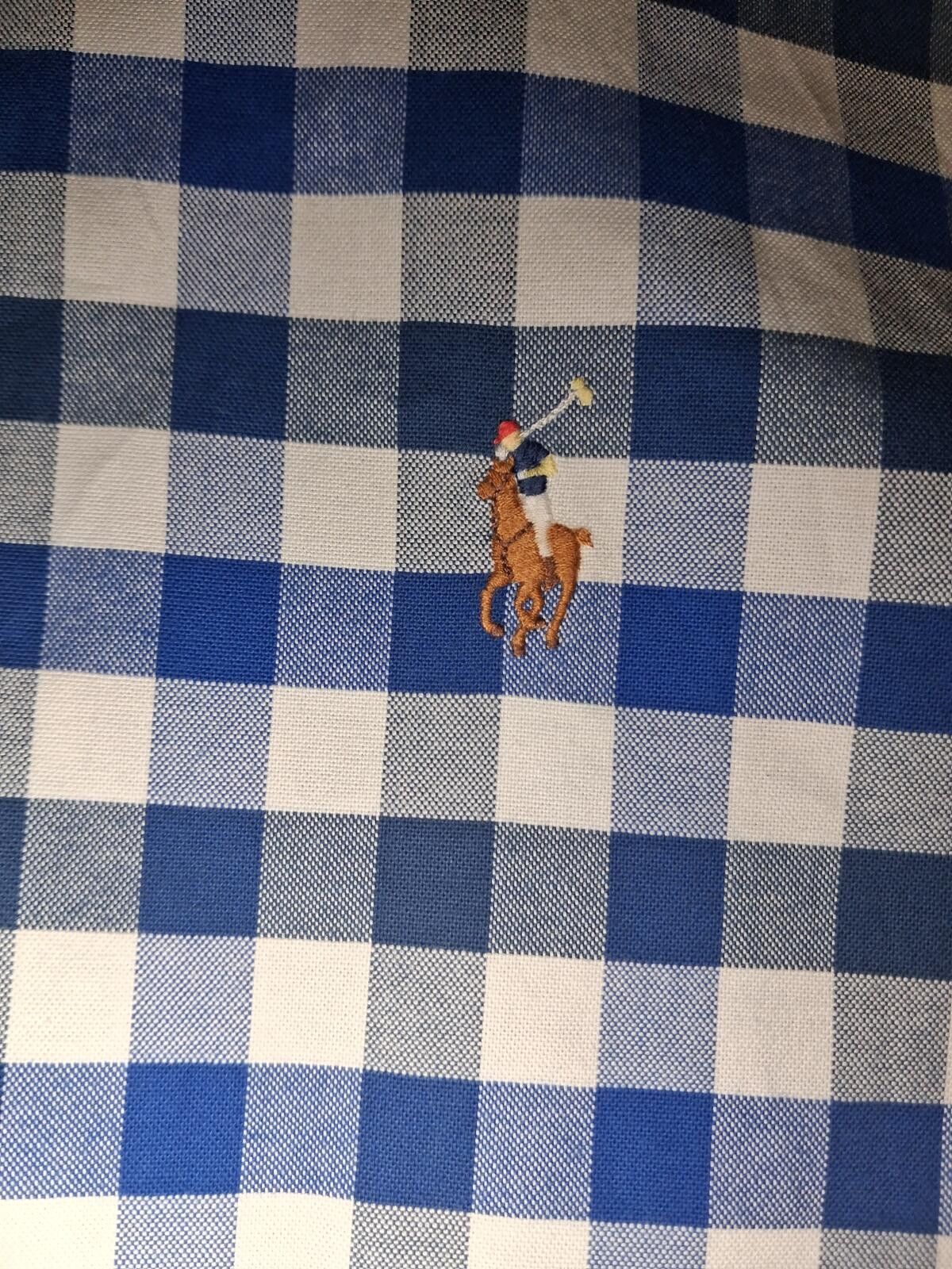 Polo Ralph Lauren Polo Ralph Lauren Button Up Shirt Large Blue Check Cotton Size US L / EU 52-54 / 3 - 3 Thumbnail
