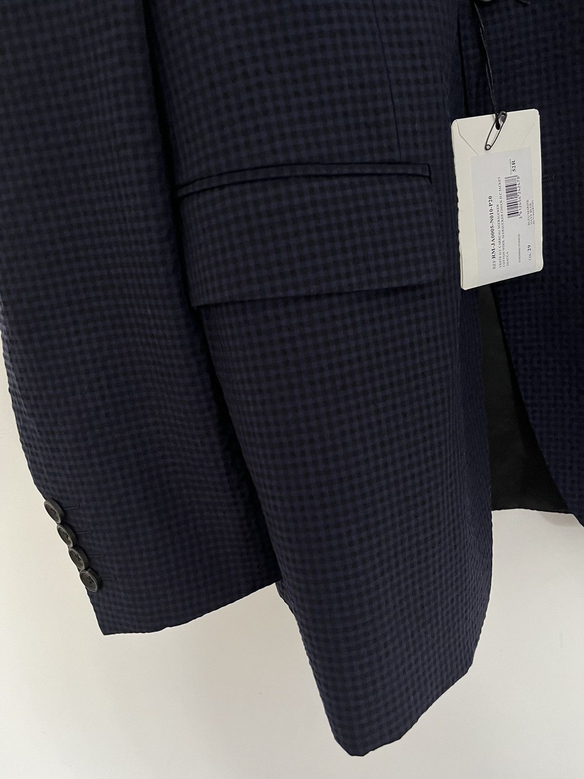 Lanvin Lanvin seersucker gingham jacket Size 42R - 7 Thumbnail