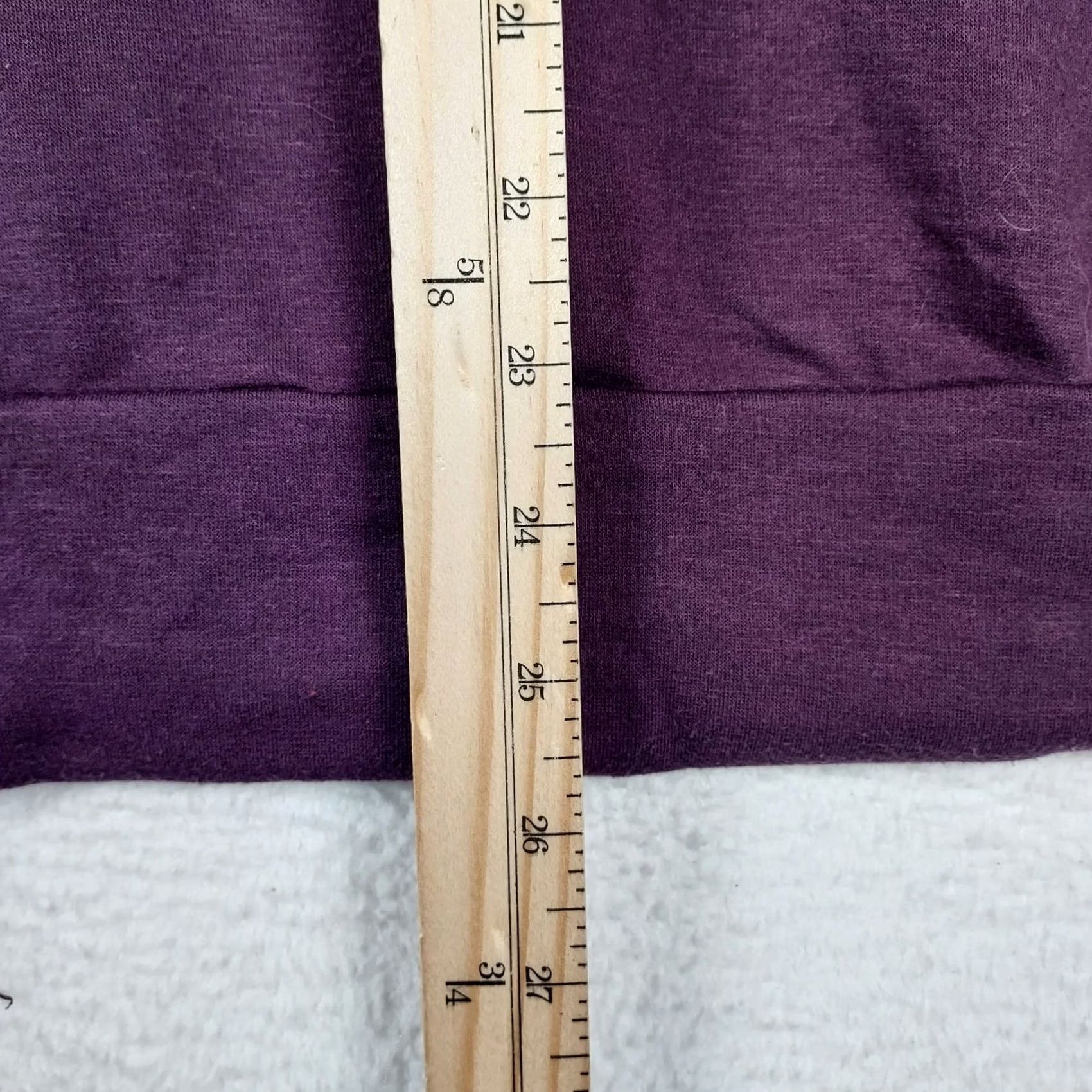 Eddie Bauer Eddie Bauer Womens XXL Pullover Sweatshirt Raglan Sleeve Purple Solid Cozy Stretch Top Winter Fall Spring Casual Activewear Mens Women Girls Boys Size XXL / US 16-18 / IT 52-54 - 6 Thumbnail
