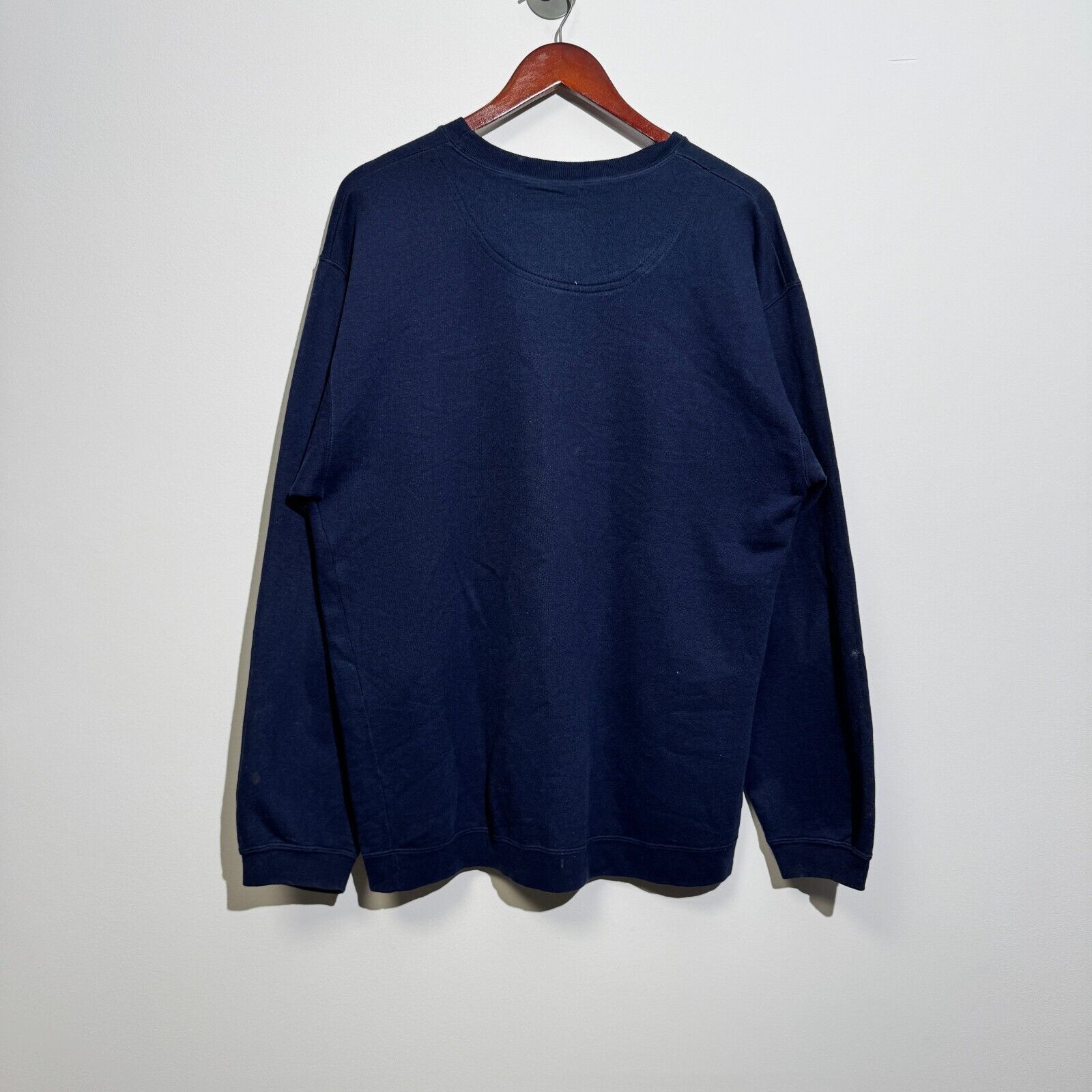 Vintage Vintage Unisex Navy Blue Cotton Crewneck Size L Regular Fit Size US L / EU 52-54 / 3 - 8 Thumbnail