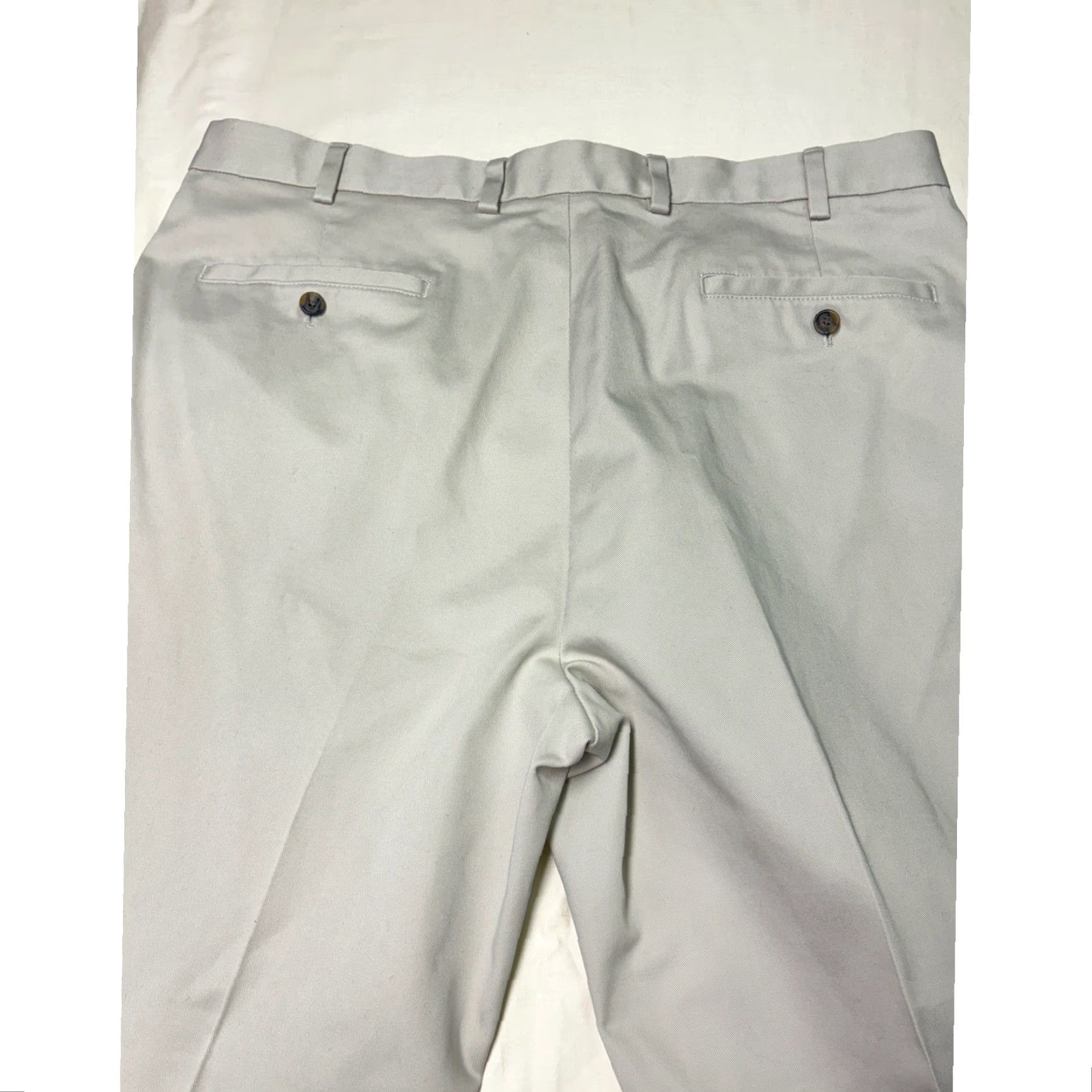 Brooks Brothers Brooks Brothers Advantage Chino Elliot Mens Pants Khaki 38 Regular Pleated Cotton Beige Beige 90s Preppy Workwear Casual Mens Size US 38 / EU 54 - 7 Thumbnail