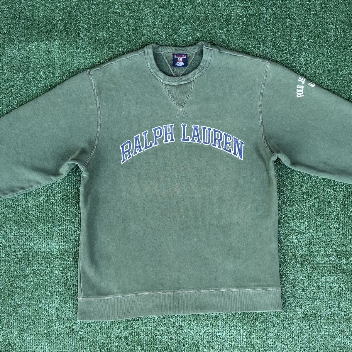 Polo Ralph Lauren × Ralph Lauren Vintage 90s Ralph Lauren Polo Jeans Co Sweatshirt Size US M / EU 48-50 / 2 - 1 Thumbnail