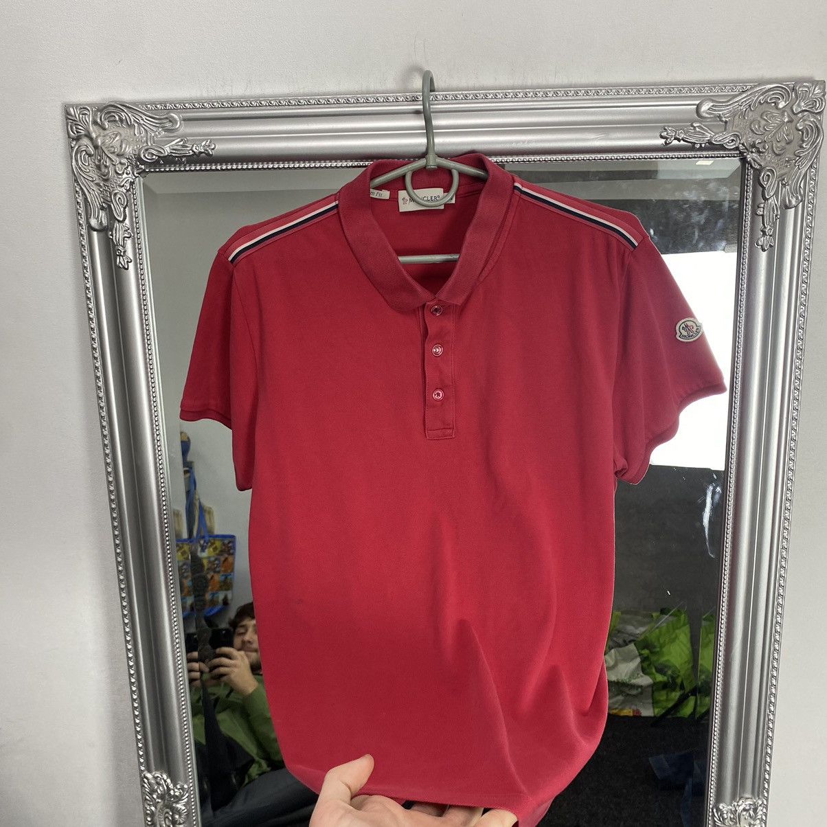 Moncler Moncler Polo T-Shirt Size US L / EU 52-54 / 3 - 3 Thumbnail