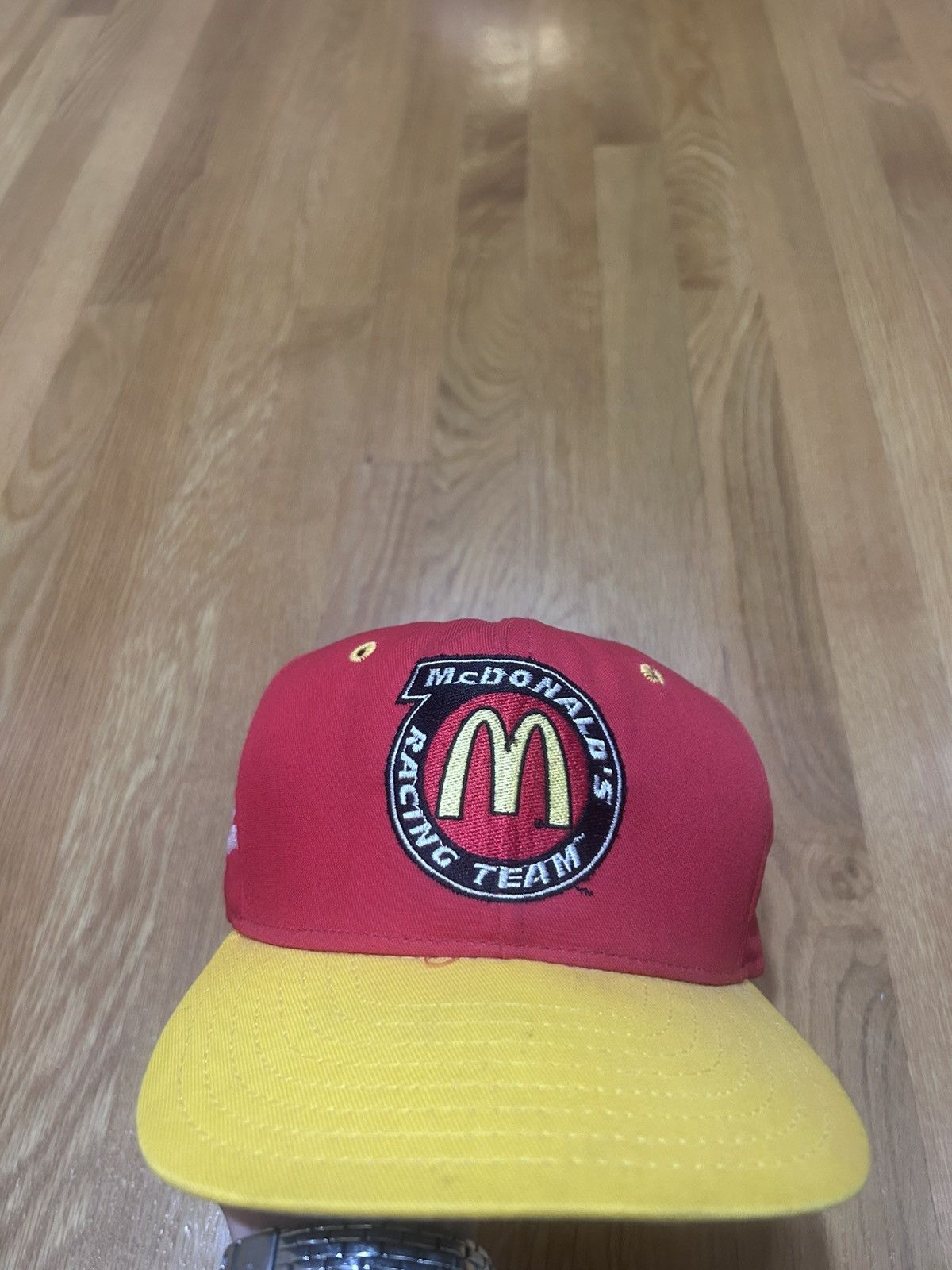 NASCAR NASCAR vintage y2k McDonalds racing team SnapBack hat #27 Size ONE SIZE - 2 Thumbnail