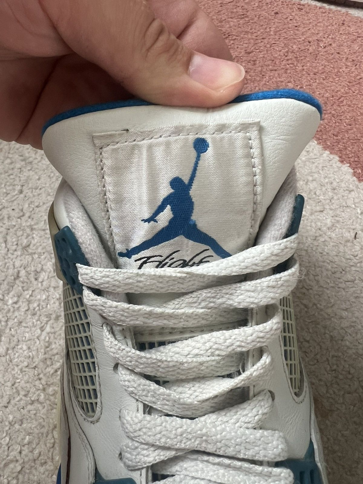 Jordan Brand Jordan 4 Retro Military Blue (2006) Vintage Sneakers Size US 9.5 / EU 42-43 - 8 Thumbnail