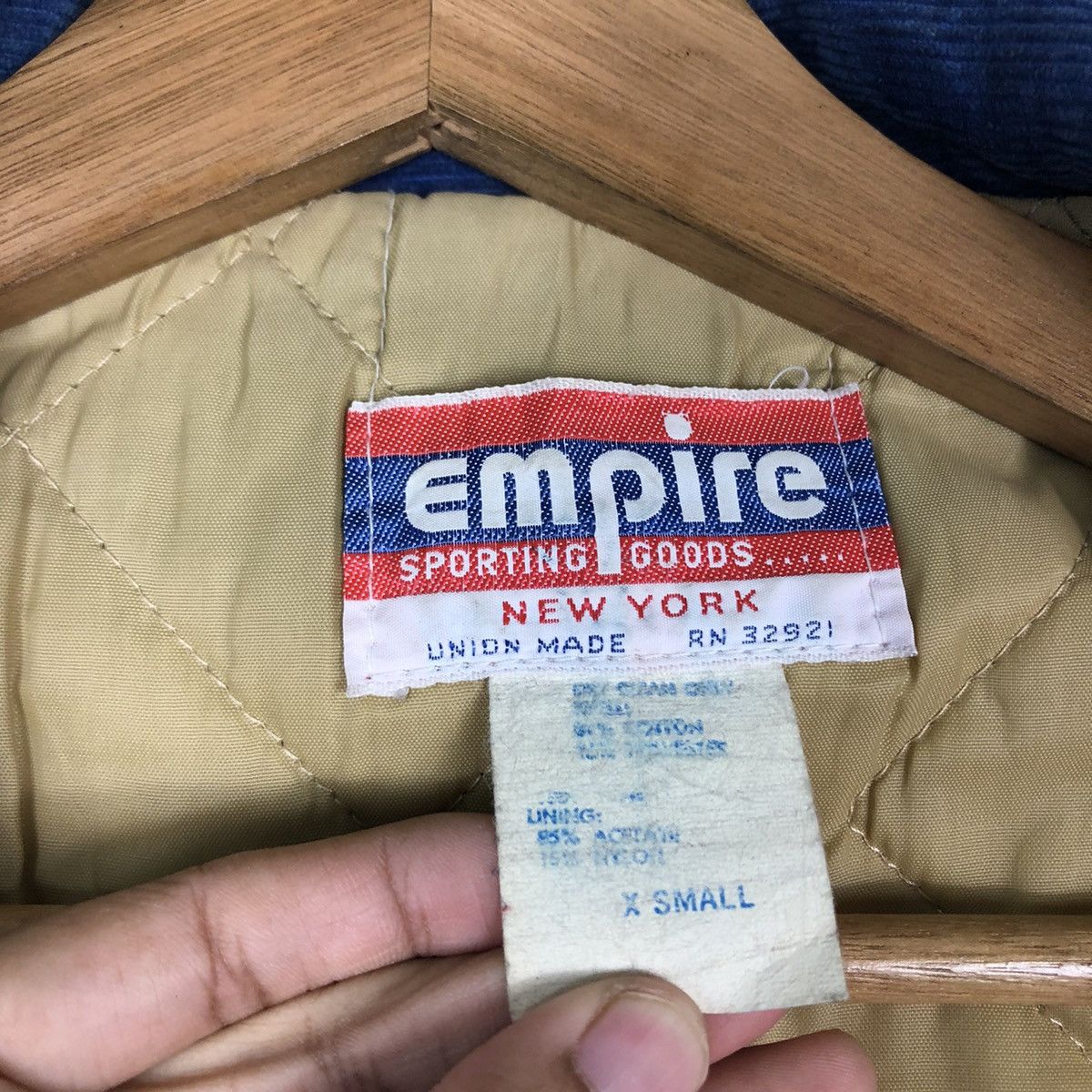 Toyo Enterprises 🔥Vintage 70s Cropped Bomber Jacket Empire Good NY UnionMade Size US XS / EU 42 / 0 - 17 Thumbnail