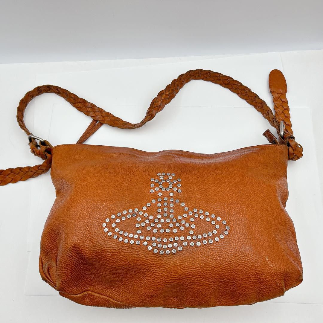 Vivienne Westwood Studded Orb Leather Bag Size ONE SIZE - 1 Thumbnail
