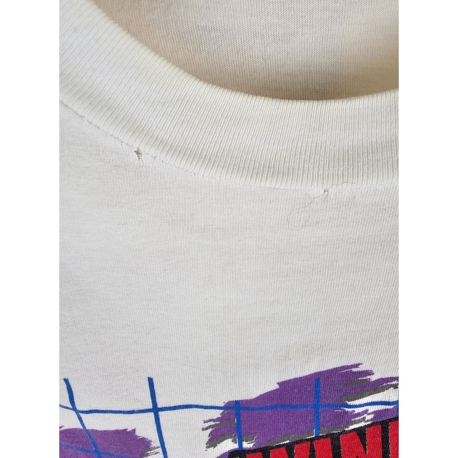 Vintage VINTAGE SNAP ON RACING DALE EARNEST WHITE COTTON T-SHIRT SZ LARGE Size US L / EU 52-54 / 3 - 6 Thumbnail