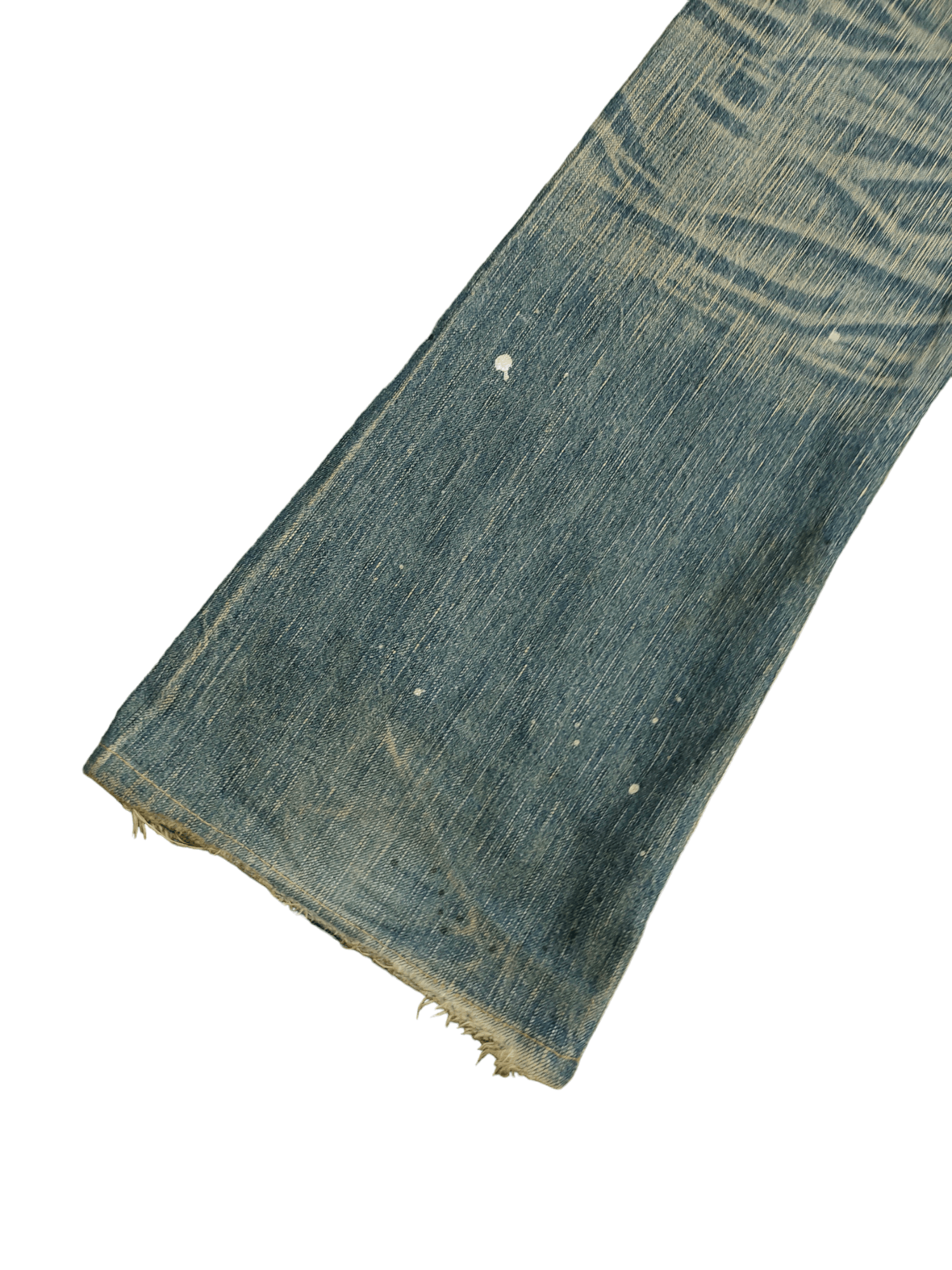 Le Grande Bleu (L.G.B.) Flare Jeans Edwin Blue Trip Clawmark Distress Faded Bootcut Size US 32 / EU 48 - 18 Thumbnail