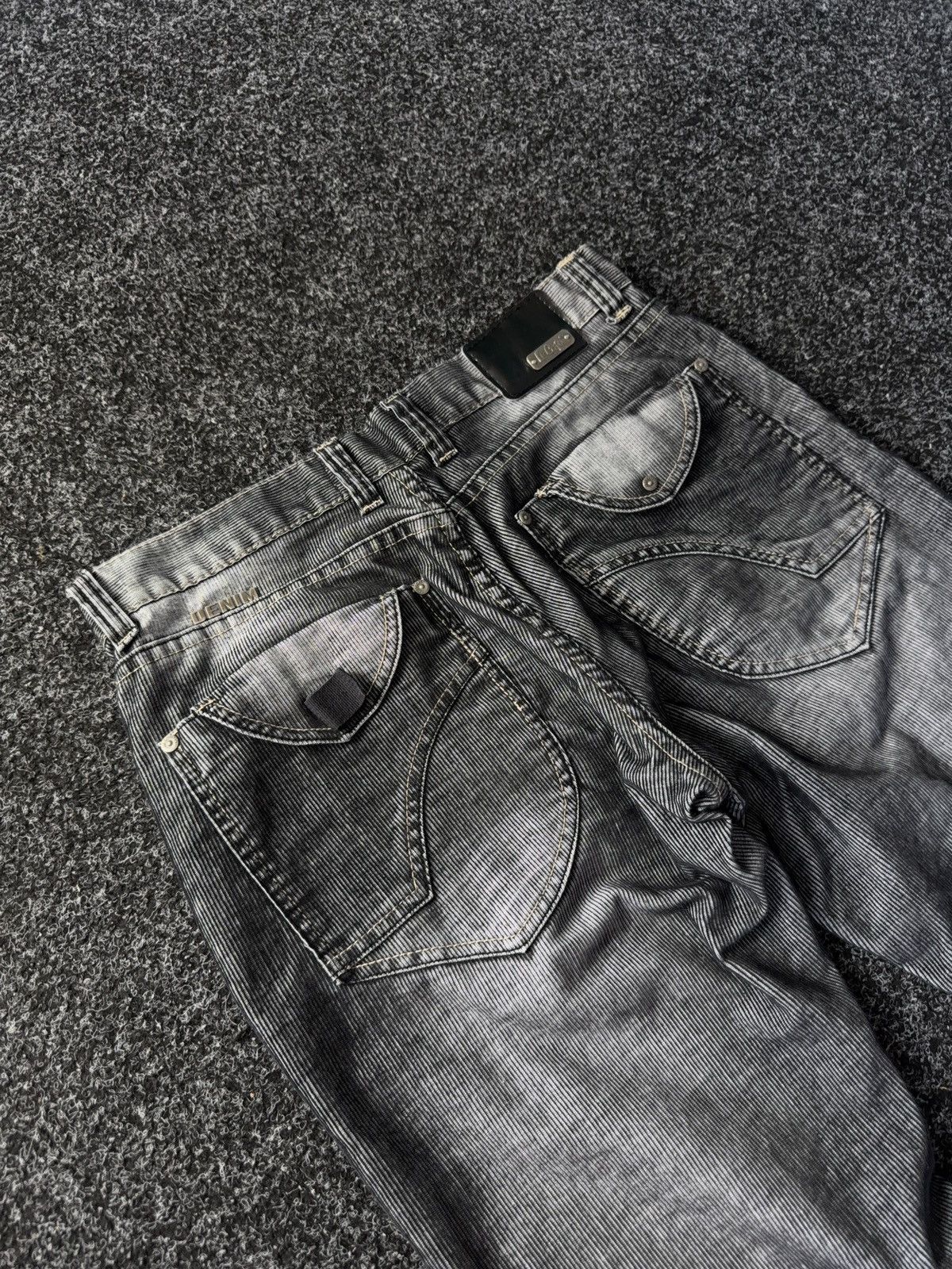 Japanese Brand × Lee Lee Cooper Relaxed Fit Faded Grey Corduroy style Jeans Y2K Size US 32 / EU 48 - 11 Thumbnail