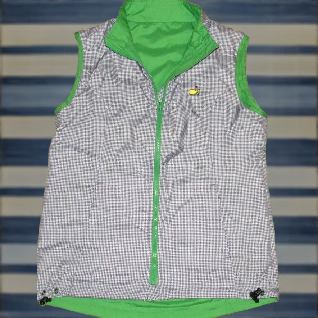 Peter Millar PETER MILLAR Masters Blue Green Reversible Vest Small Women XS? Size S / US 4 / IT 40 - 1 Thumbnail