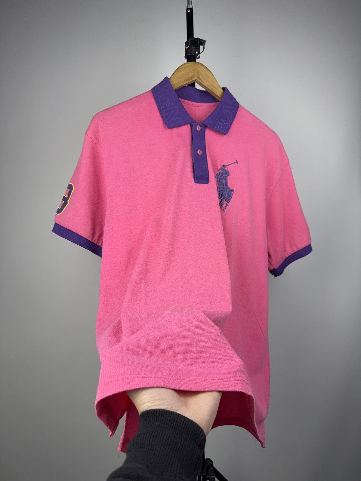 Polo Ralph Lauren 90s Polo Ralph Lauren Big Pony Embroidered Collar Polo Shirt Size US L / EU 52-54 / 3 - 7 Thumbnail