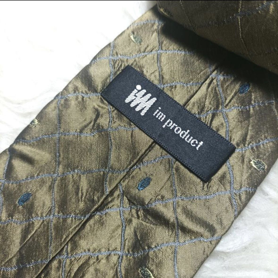 Issey Miyake Issey Miyake IM Product Jaquard Pattern silk necktie Size ONE SIZE - 2 Thumbnail