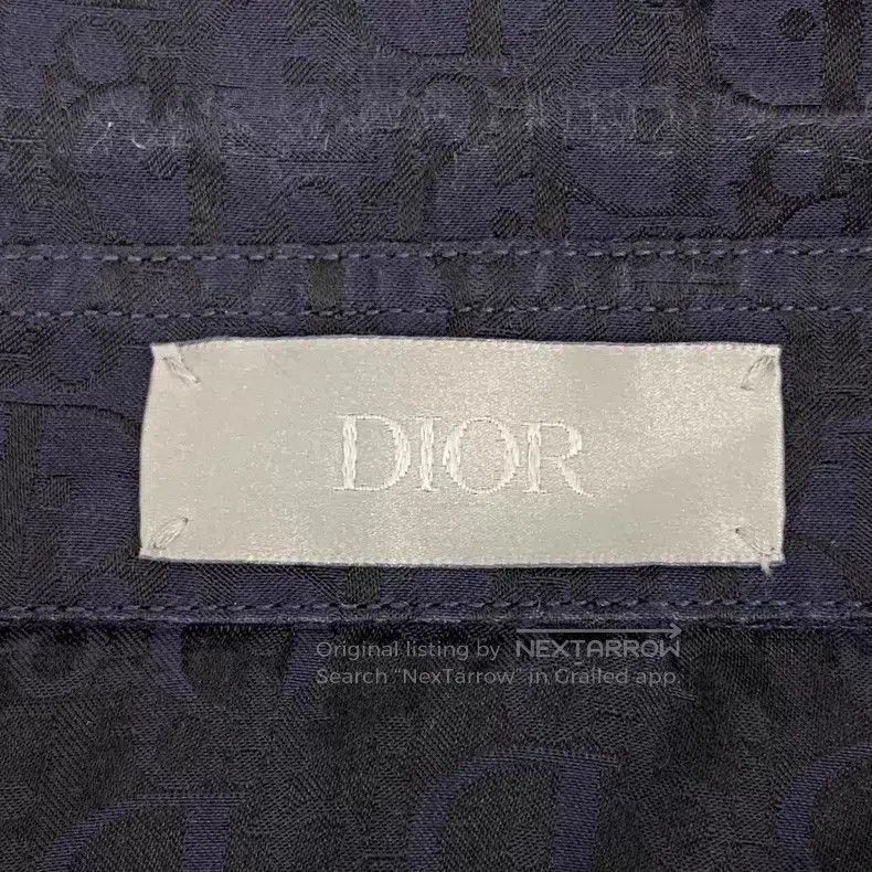 Dior Dior Size 41 Dark blue logo old flower full print mulberry Size US XXS / EU 40 - 5 Thumbnail