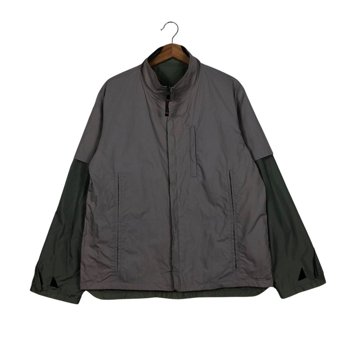 Japanese Brand × Vintage 📌Vintage Anorak Jacket Double Shock 3D Pockets Design Size US L / EU 52-54 / 3 - 4 Thumbnail