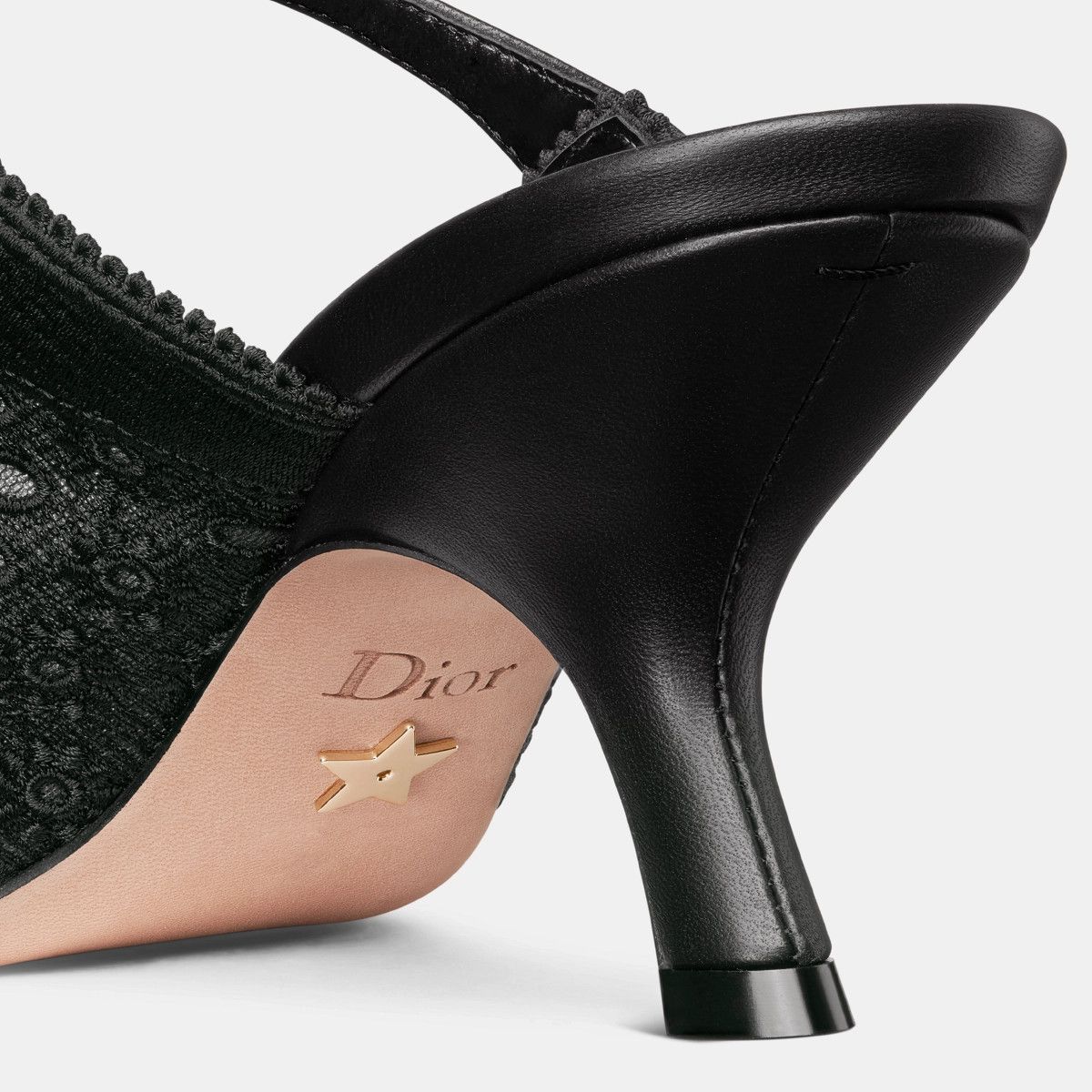 Dior o1w1db11024 Dior Capture Heeled Mule in Black Size US 6 / IT 36 - 6 Thumbnail