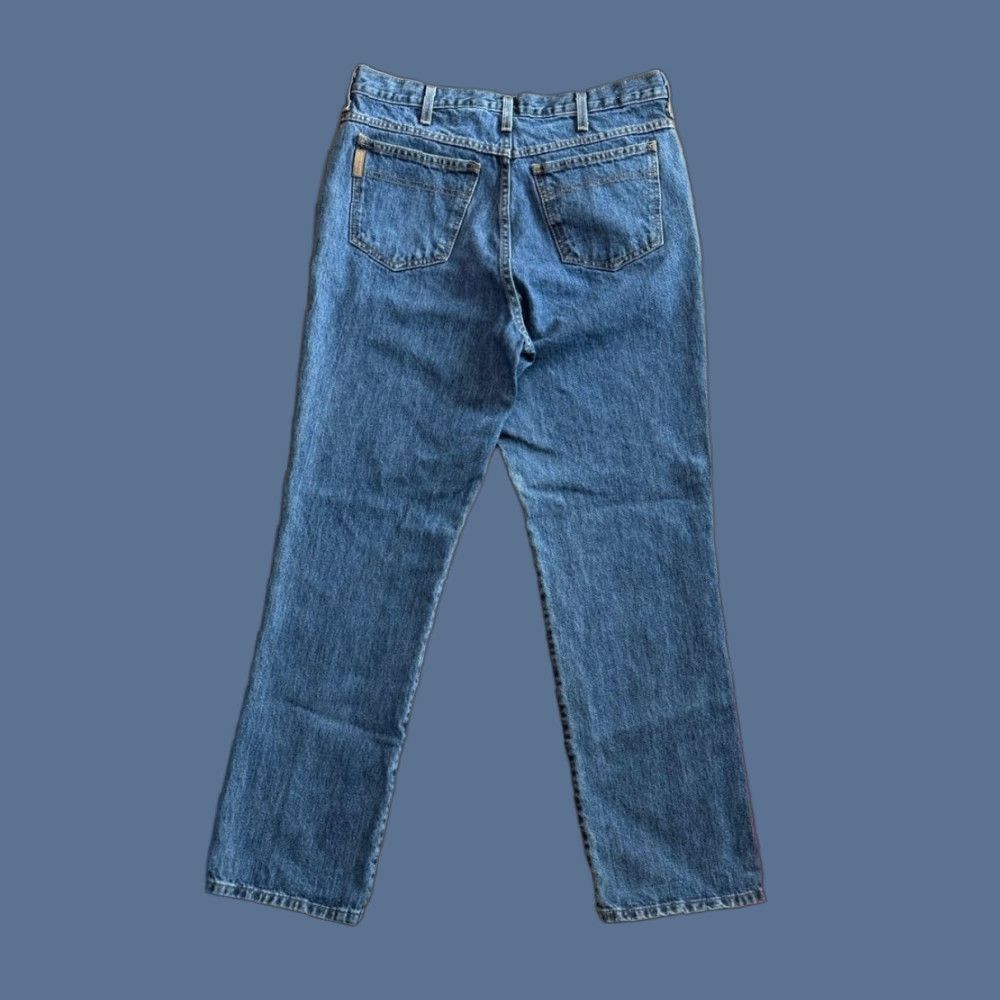 Denime Cinch Jeans Men’s Denim Blue 35x32 Straight Leg Cowboy Western Wear Regular Size Men Color Blue Pattern Solid Inseam 32 Size US 35 - 1 Thumbnail