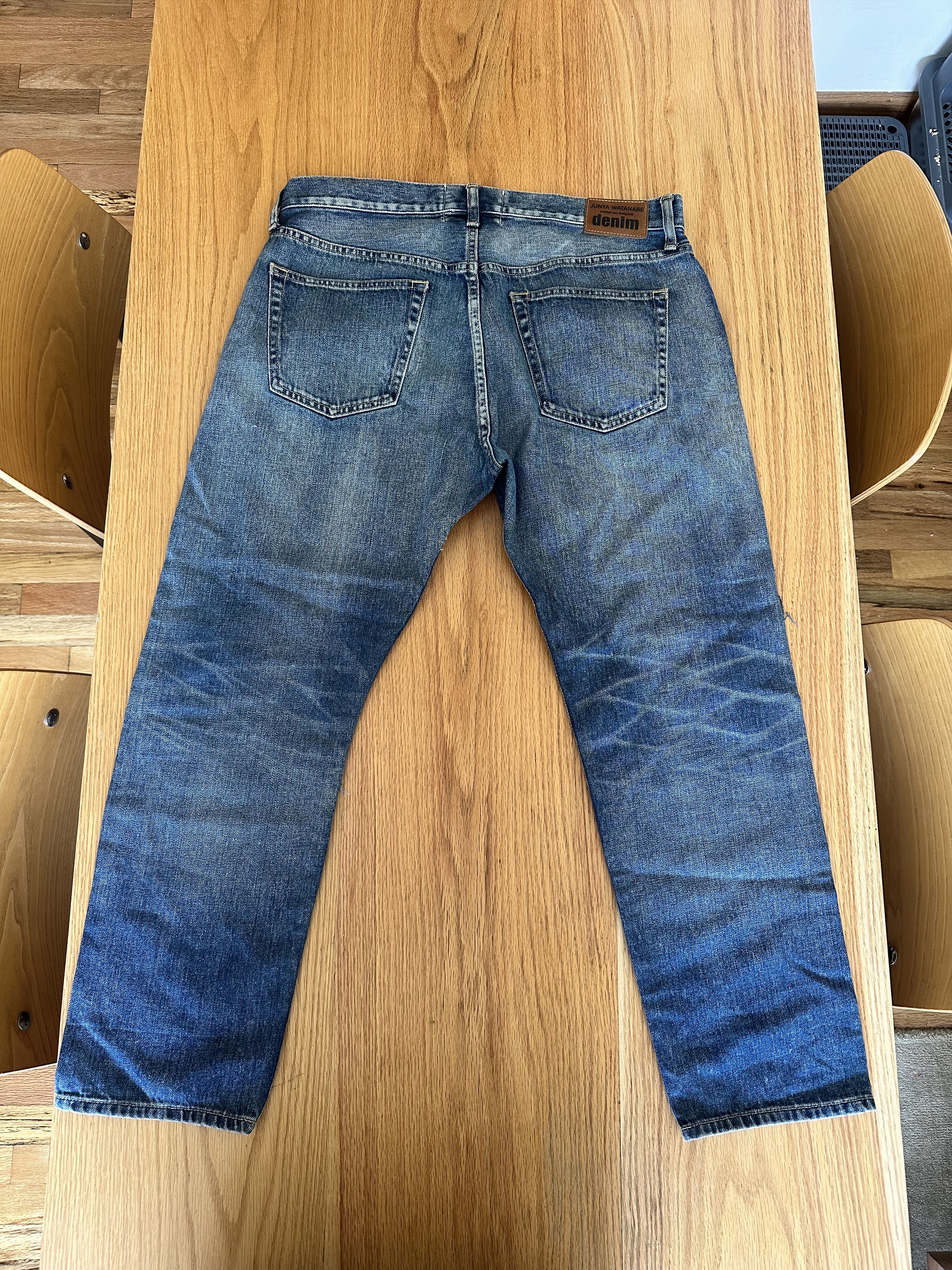 Junya Watanabe Junya Watanabe Patchwork Denim Jeans Size US 32 / EU 48 - 4 Thumbnail
