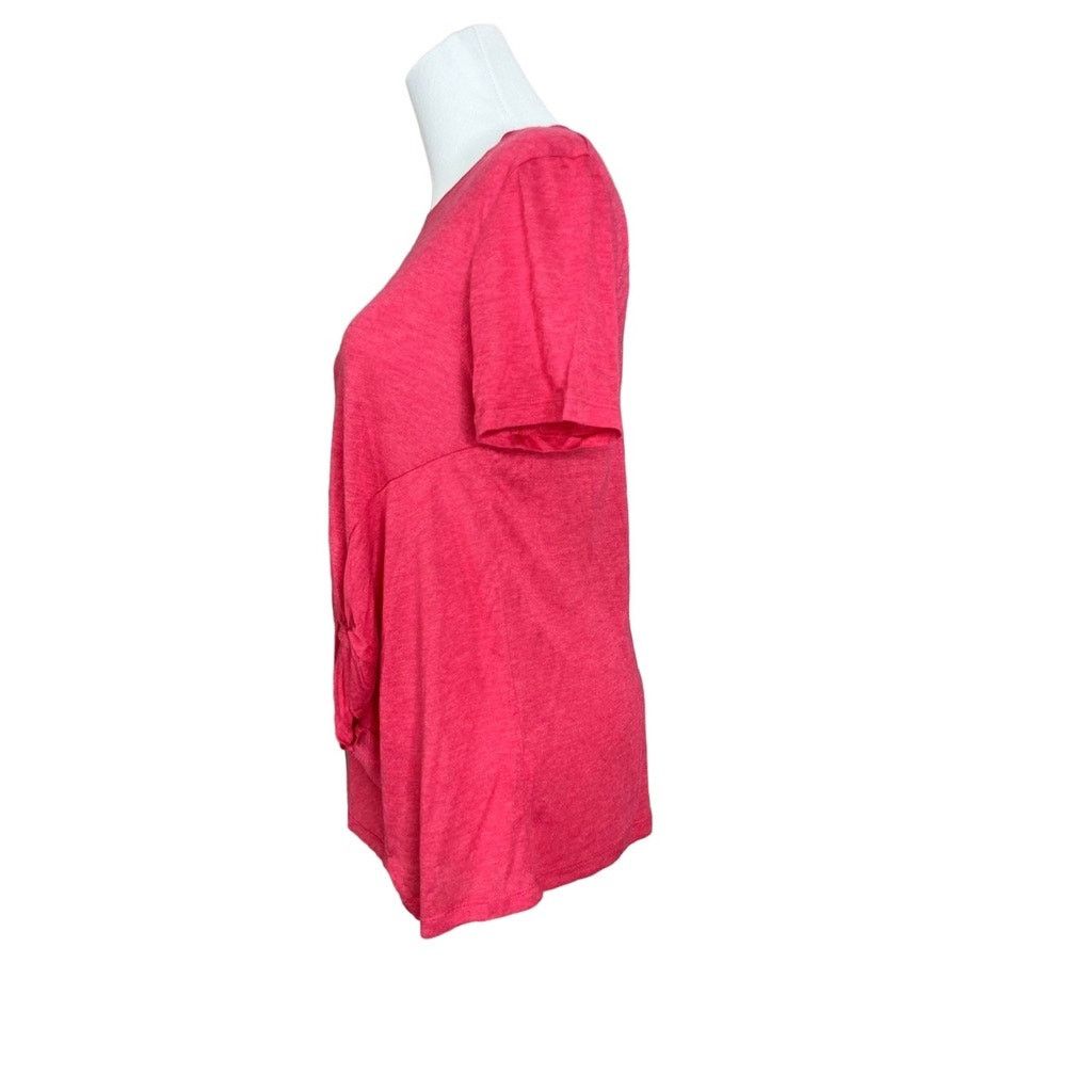 Other Tresics Pink Jersey Knit Knotted Shirt Top MEDIUM Streetwear Size M / US 6-8 / IT 42-44 - 3 Thumbnail