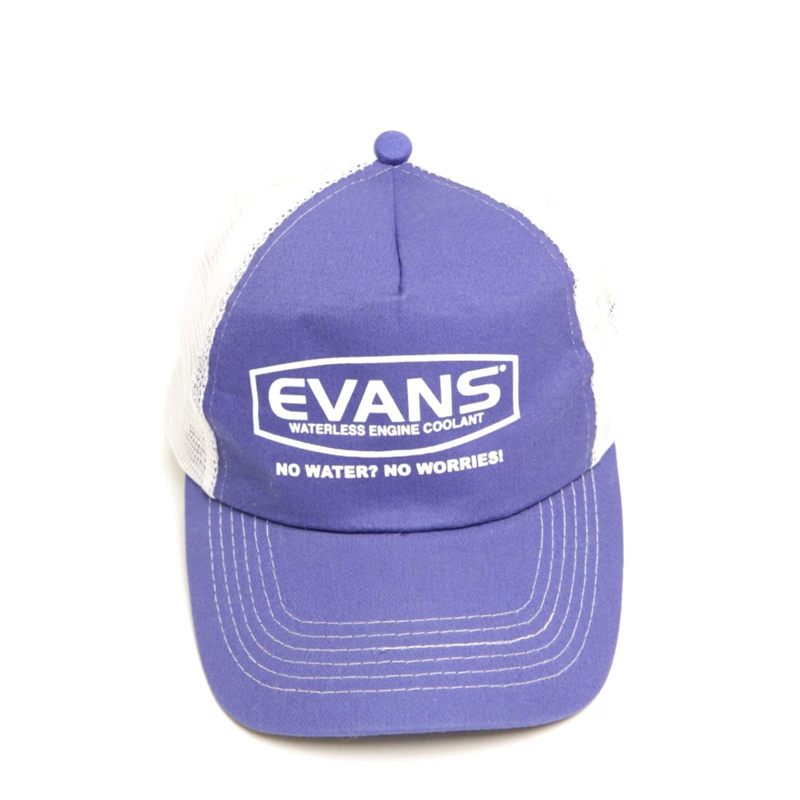 Vintage VINTAGE Hit Wear Blue Cap Cotton / Nylon Size ONE SIZE - 2 Thumbnail