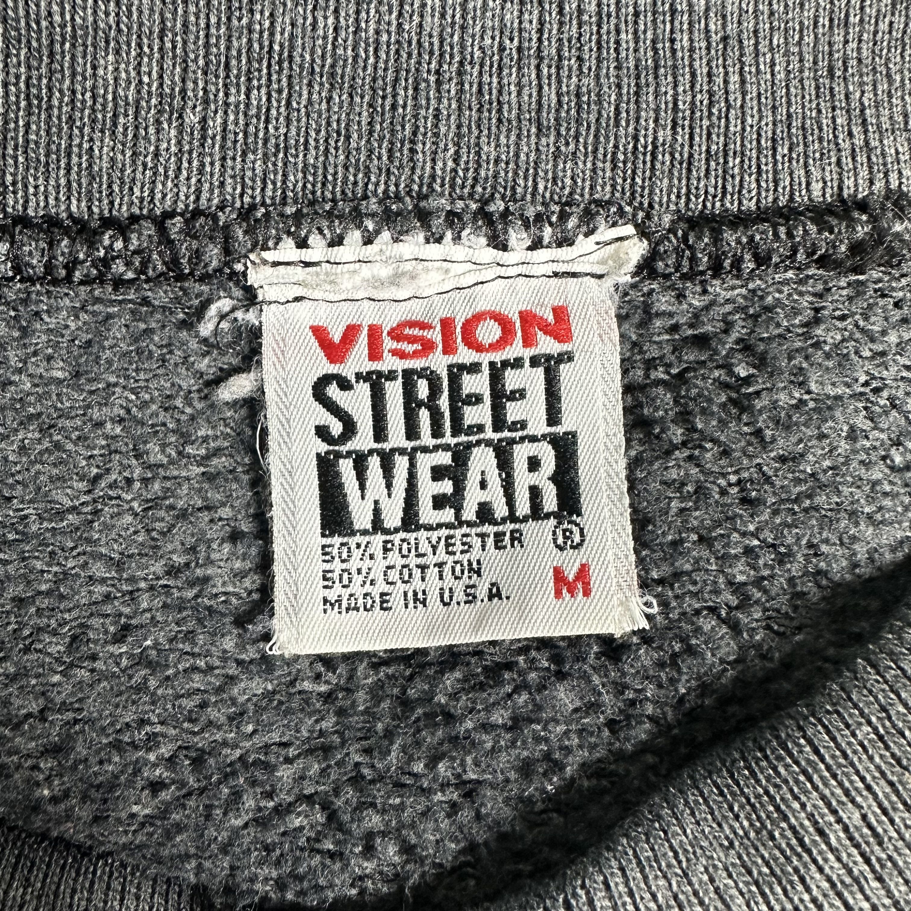 Vision Streetwear 🔥RARE🔥Vintage Vision Streetwear 1990 Crewneck Sweatshirt Size US M / EU 48-50 / 2 - 6 Thumbnail