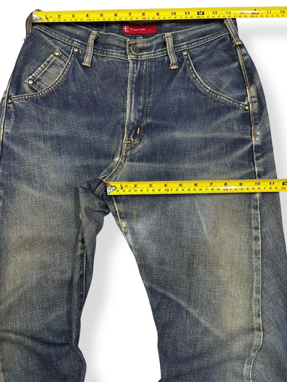 Vintage Edwin E Function Mud Wash Loose Twisted Leg Jeans