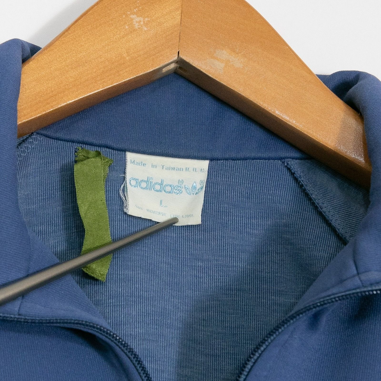Adidas Vintage 80s Adidas Trefoil Windbreaker Track Jacket Large Size US L / EU 52-54 / 3 - 5 Thumbnail