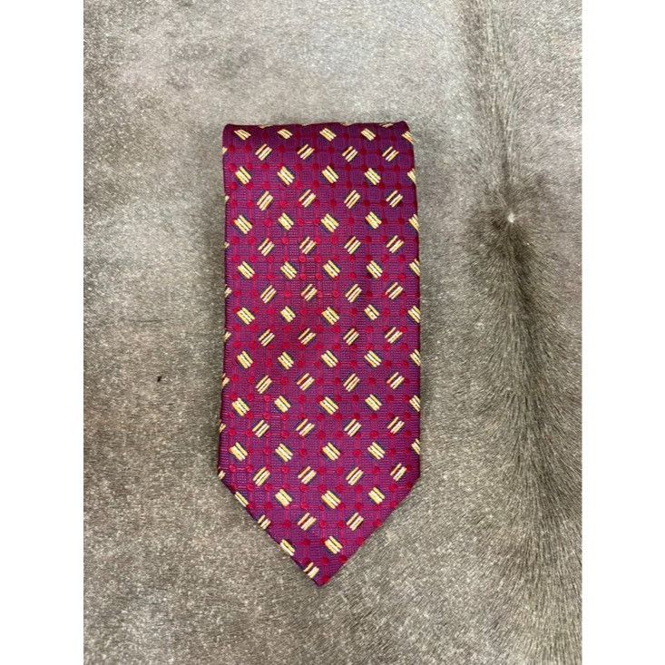 Canali Canali Geometric Lines Abstract Silk Tie Made in Italy Size ONE SIZE - 1 Thumbnail