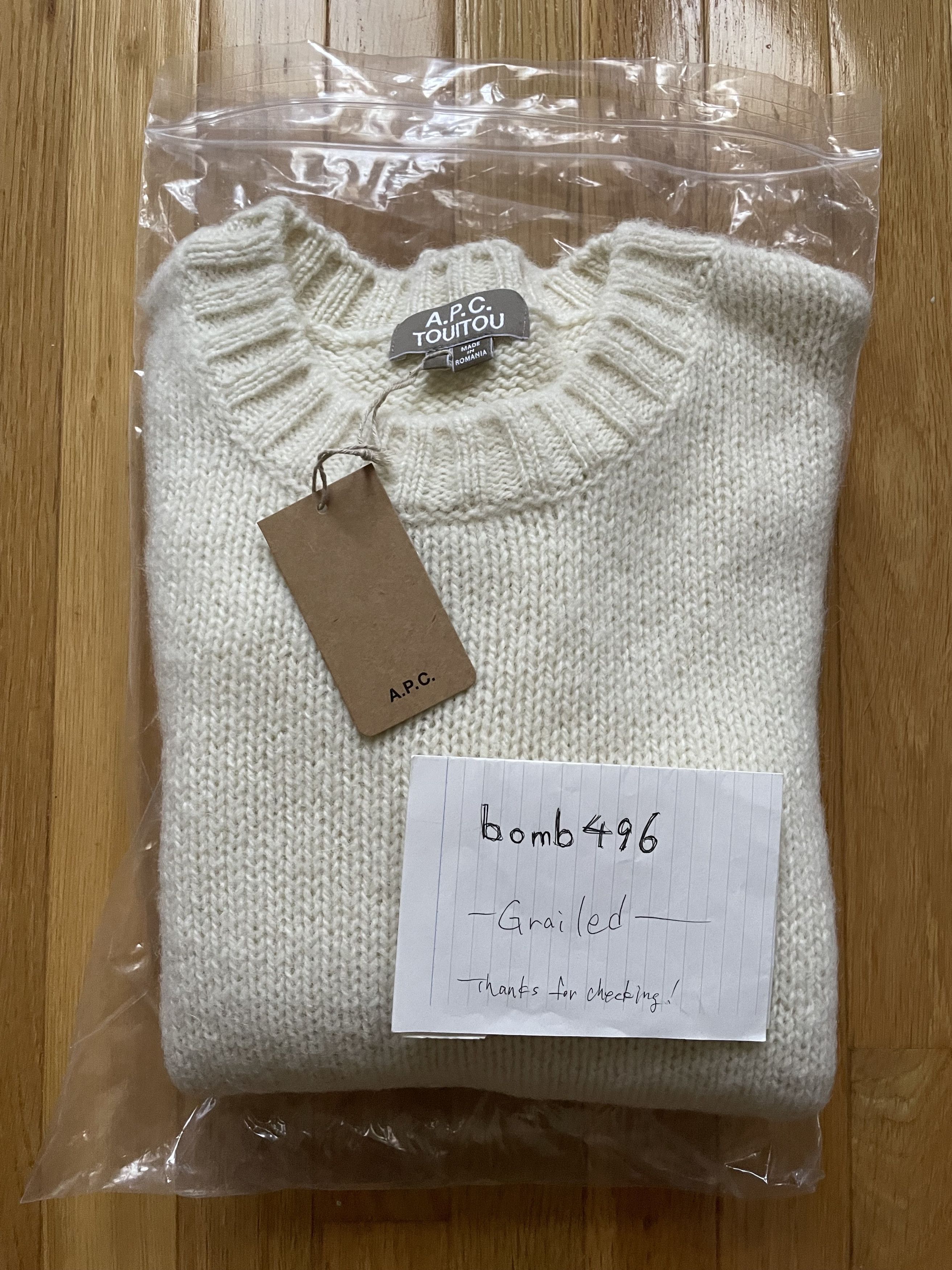 A.P.C. A.P.C. Jim Sweater Size US S / EU 44-46 / 1 - 2 Thumbnail