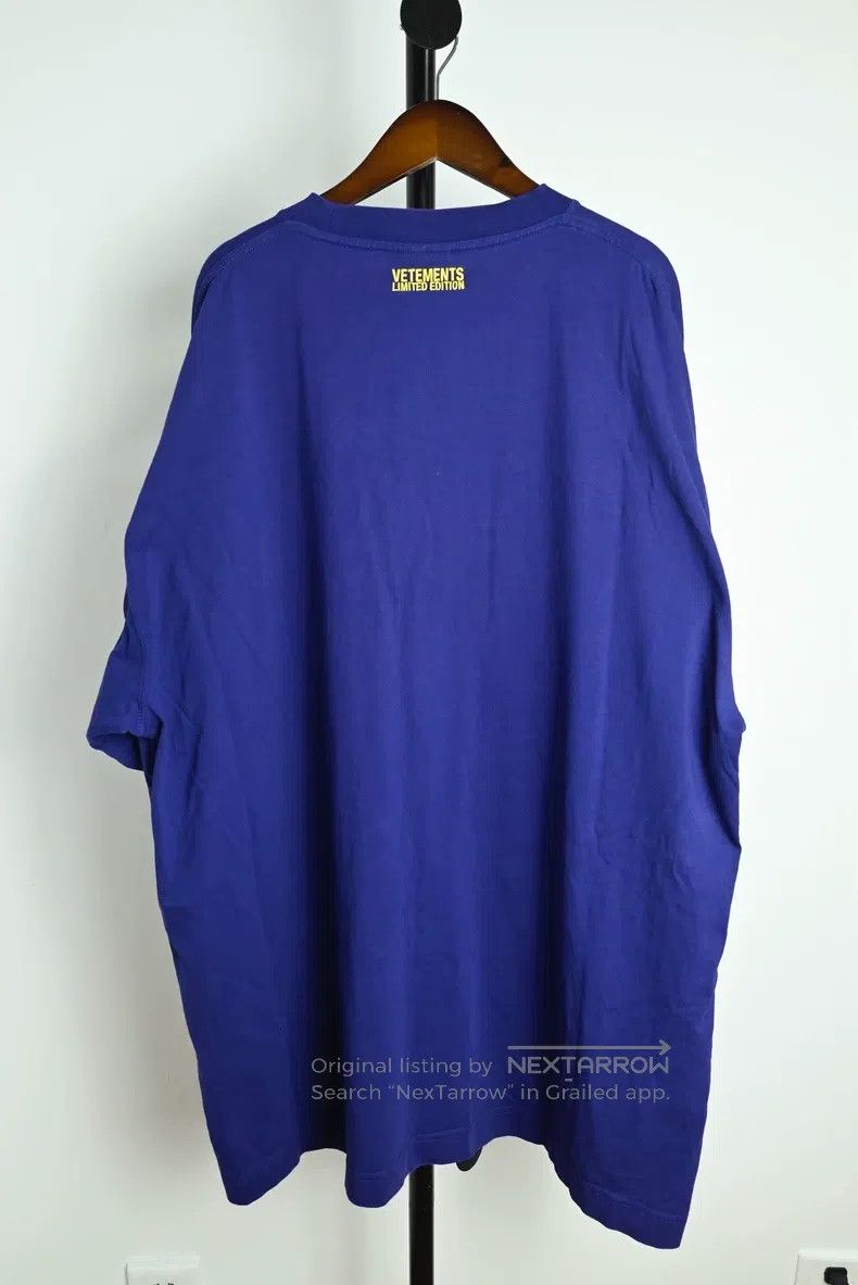 Vetements Vetements Printed Loose Fit Casual Short Sleeve T-Shirt Size US M / EU 48-50 / 2 - 2 Thumbnail