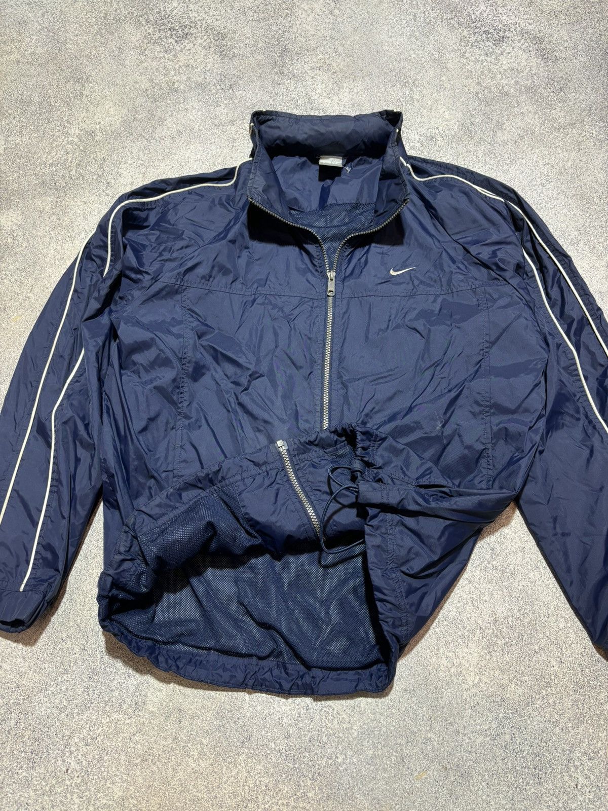 Nike × Vintage Vintage Nike Windbreaker Light Jacket Size L Blue Size US L / EU 52-54 / 3 - 10 Thumbnail
