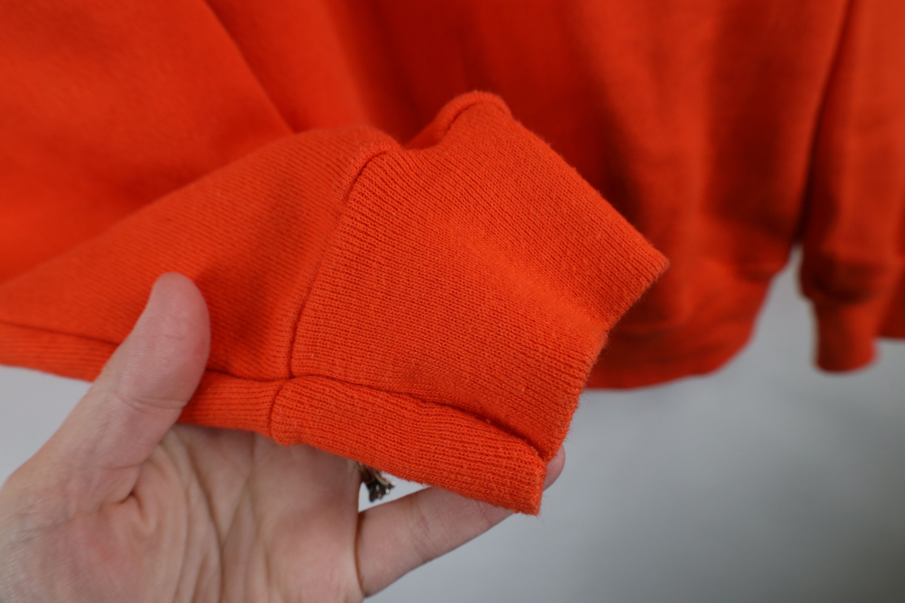 Vintage Vintage 80s 90s Streetwear Raglan Sweatshirt Orange USA Size US L / EU 52-54 / 3 - 9 Thumbnail