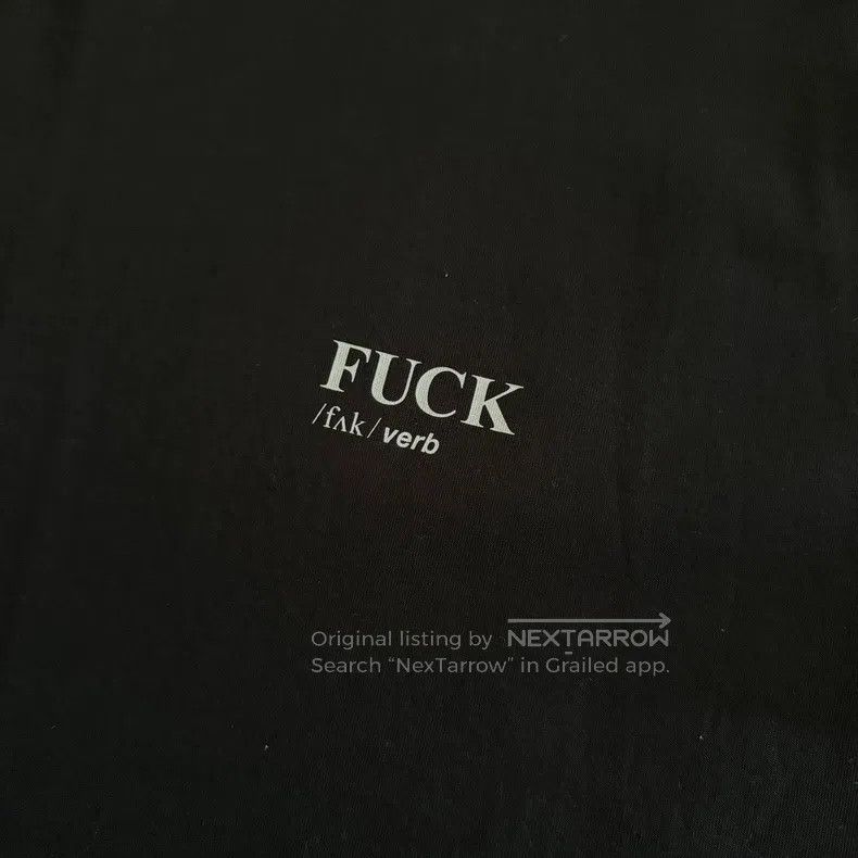 Vetements Vetements Swear word Tee size L Size US L / EU 52-54 / 3 - 2 Thumbnail