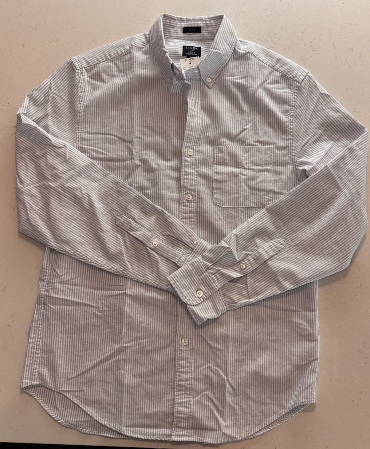 J.Crew Slim flex oxford shirt Size US M / EU 48-50 / 2 - 2 Thumbnail