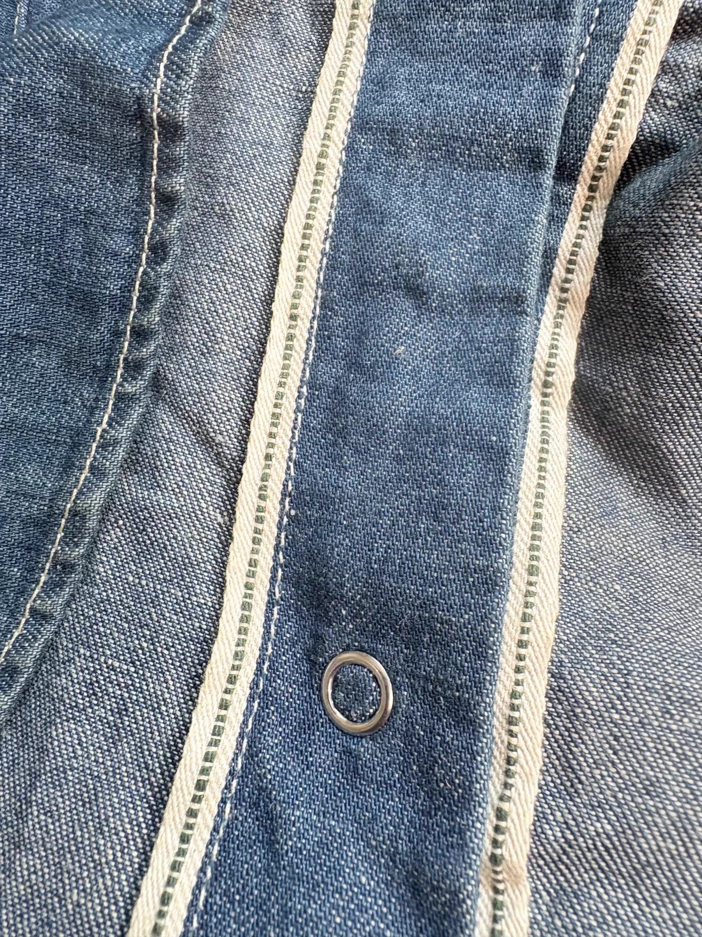 Visvim VISVIM Denim Shirt Size 2 (43/106/75) Size US M / EU 48-50 / 2 - 4 Thumbnail