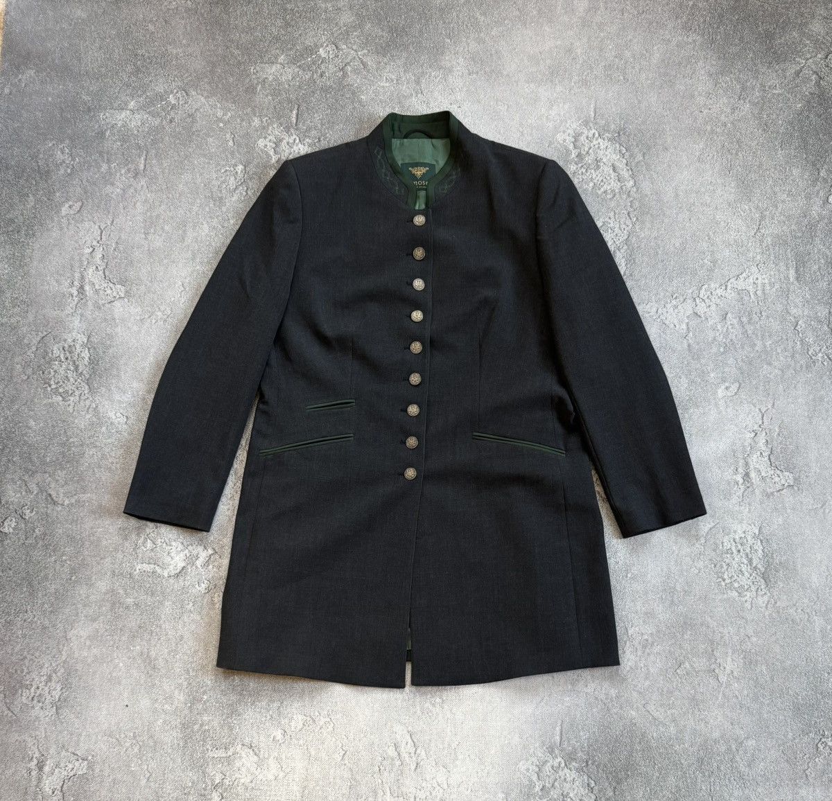 Other H.moser salzburg 46size button up long blazer light coat Size L / US 10 / IT 46 - 5 Thumbnail